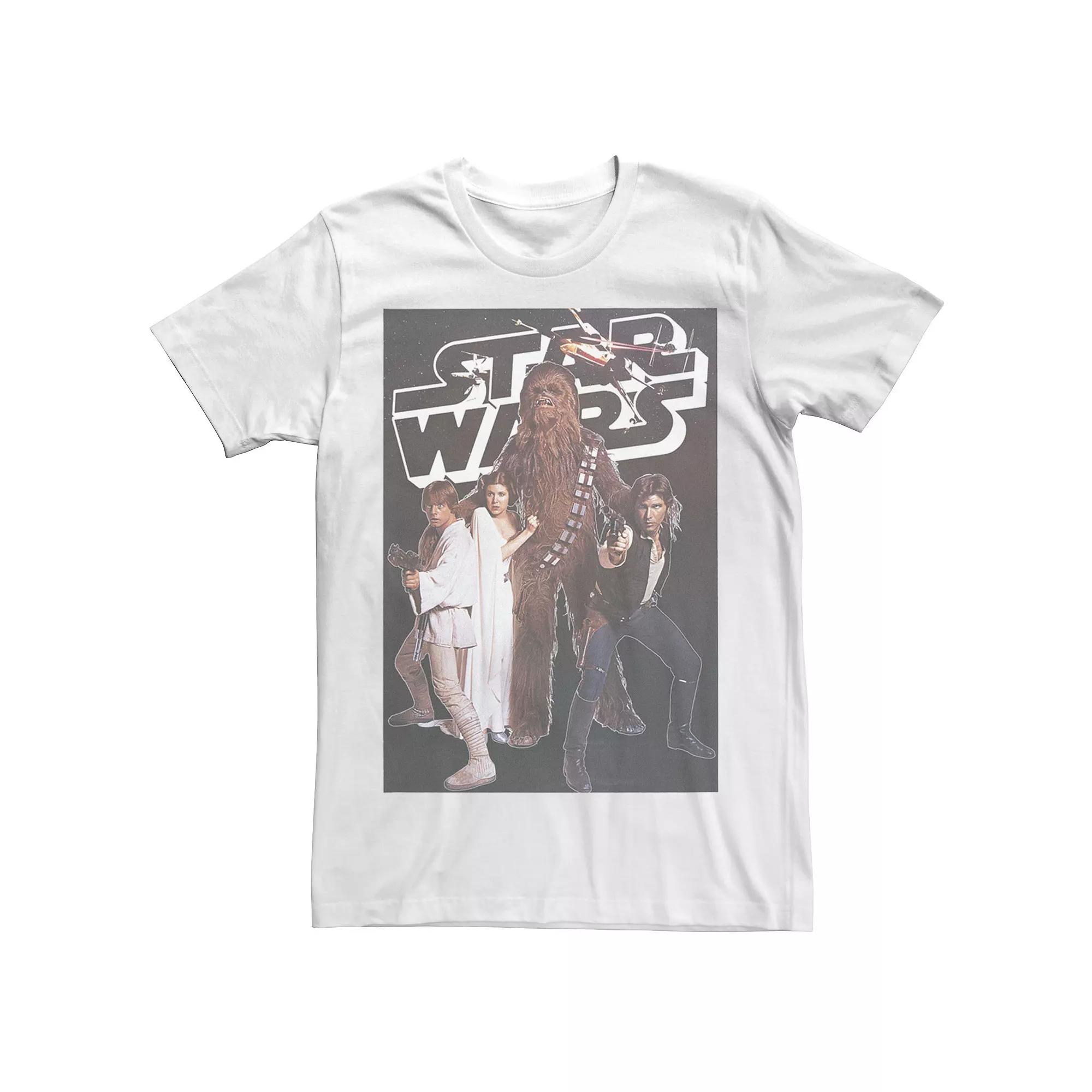 Men's Star Wars Vintage Group Poster Tee,  Product Image