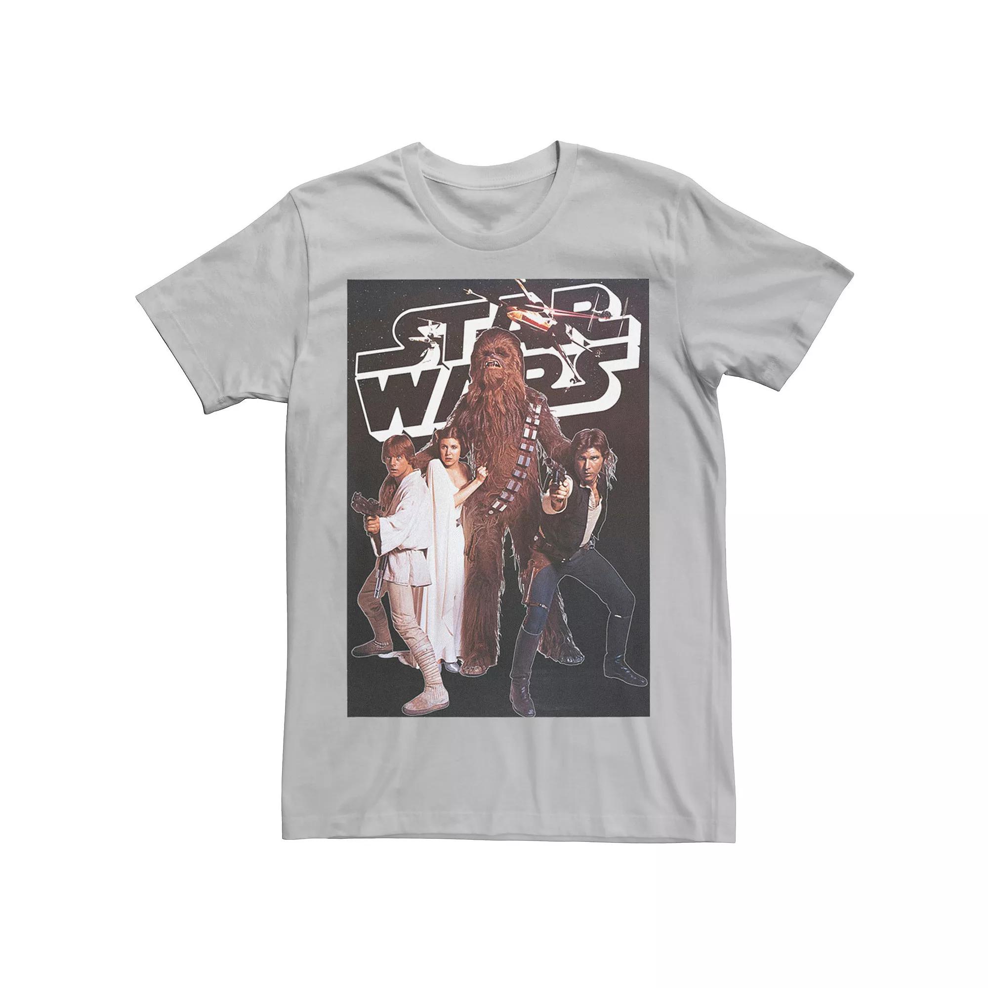 Men's Star Wars Vintage Group Poster Tee,  Product Image