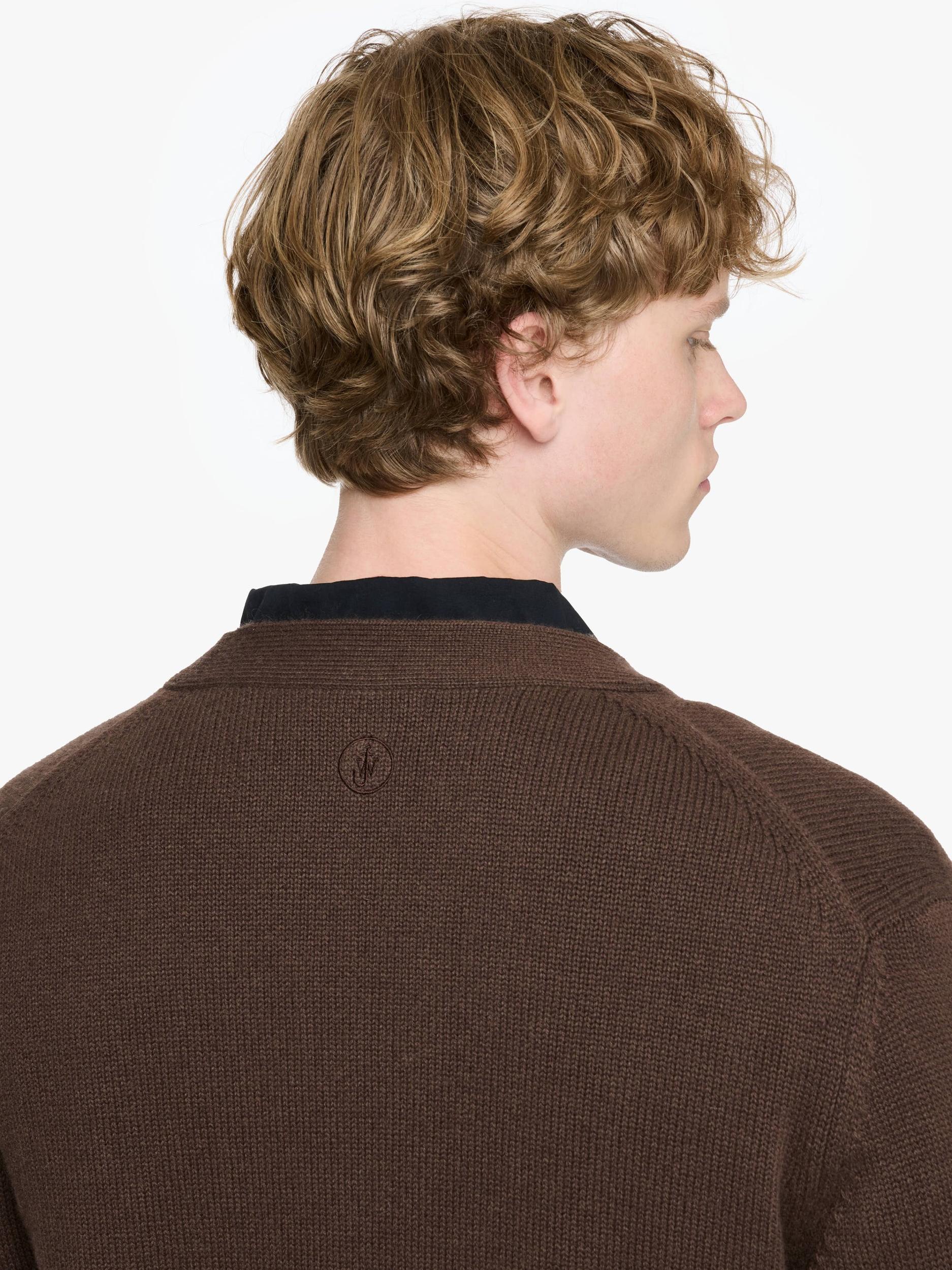 CONTRAST LAYERED CARDIGAN Product Image