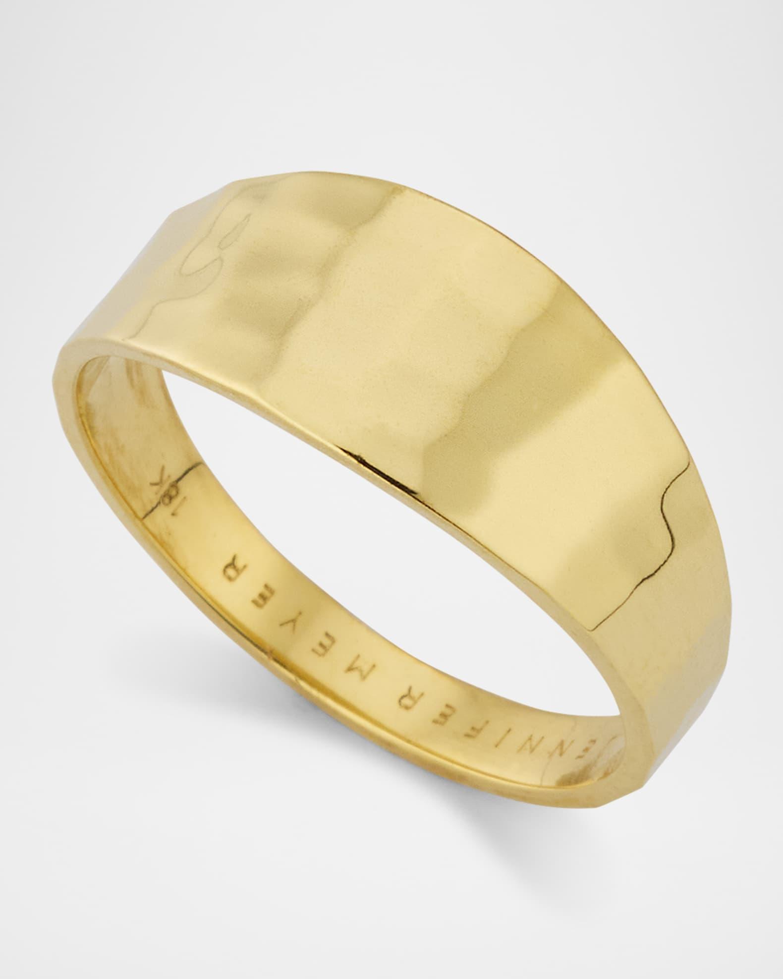 Tapered Hammered Ring Product Image
