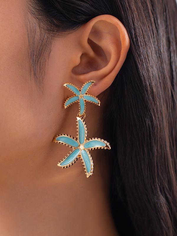 Geometric Drop Earrings Product Image