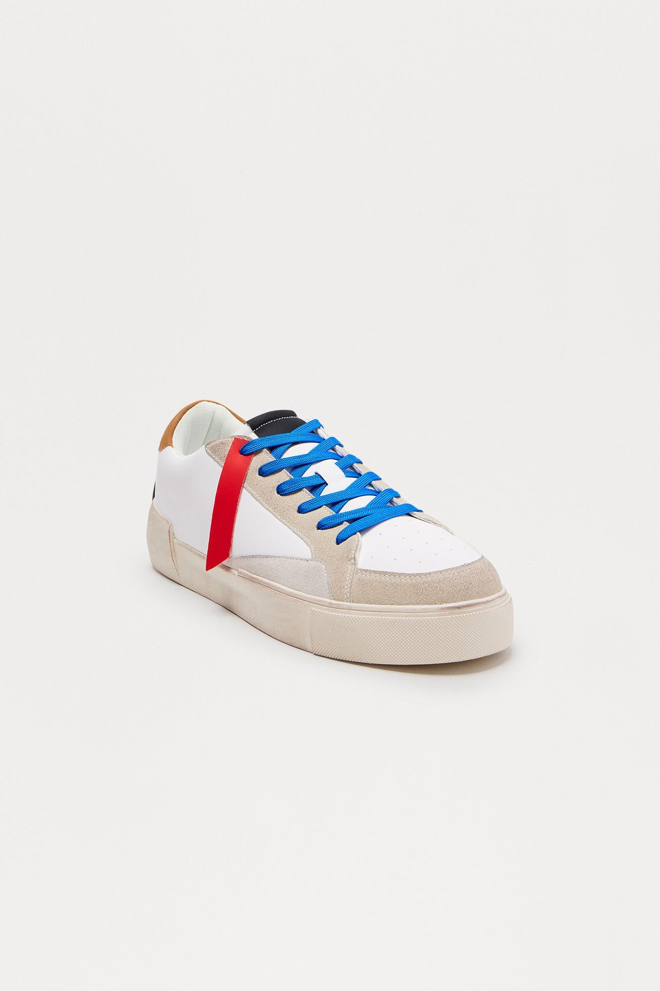 Lived In Low Top Sneakers - White/combo Product Image