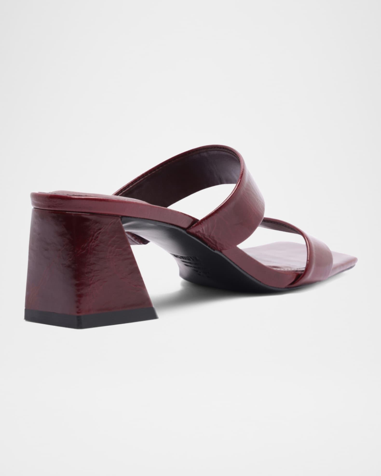 Chantal Patent Two-Band Slide Sandals Product Image