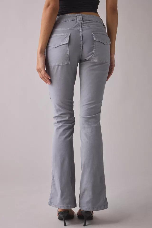 BDG Brigid Canvas Ultra Low-Rise Bootcut Utility Pant Product Image