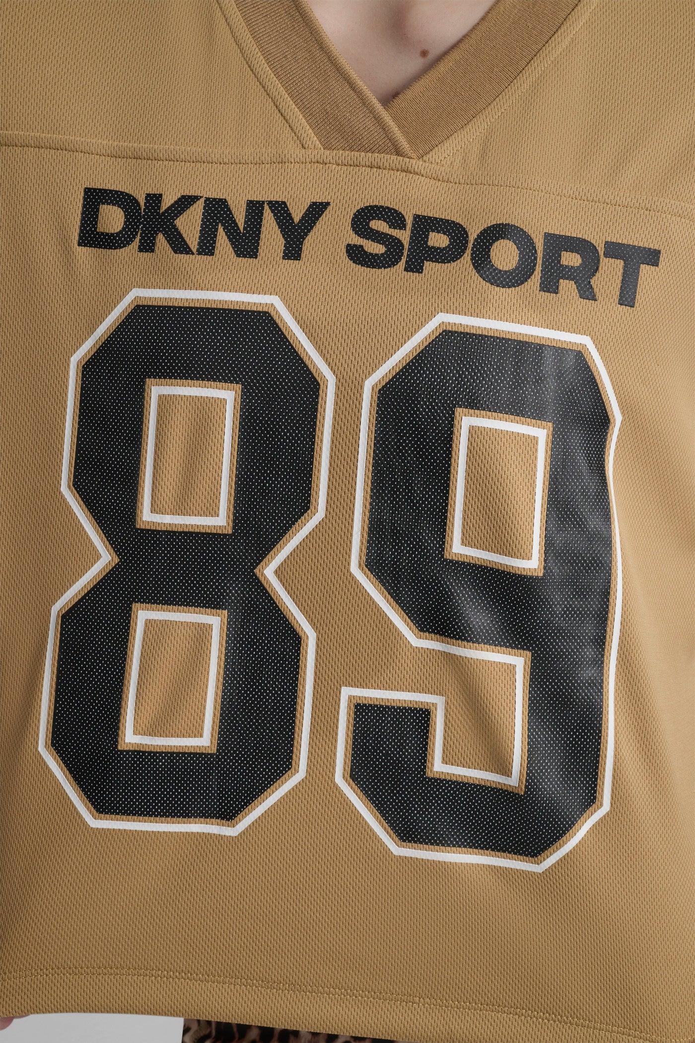 CROPPED VARSITY LOGO JERSEY TEE Product Image