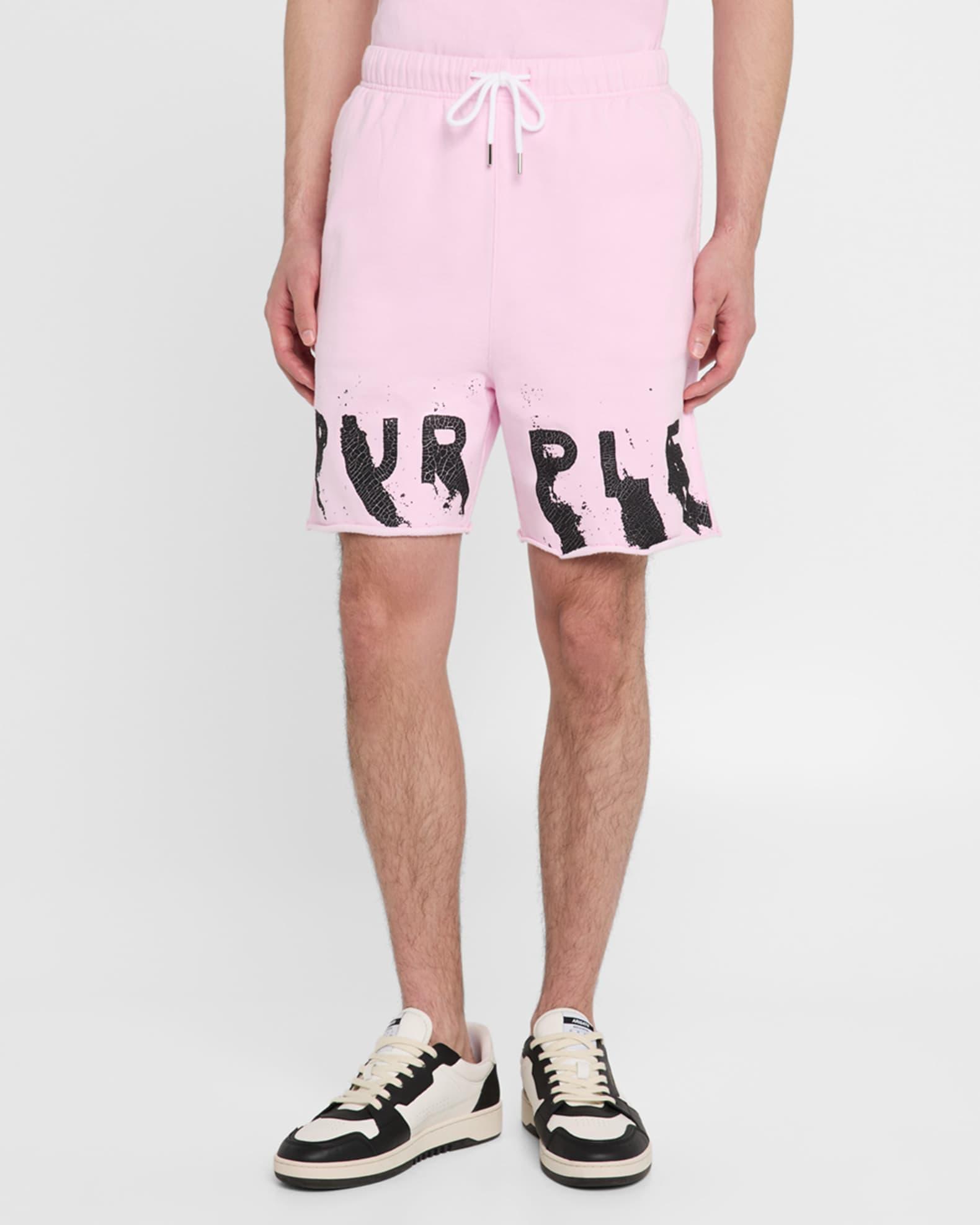 Men's Painted Wordmark Sweat Shorts Product Image