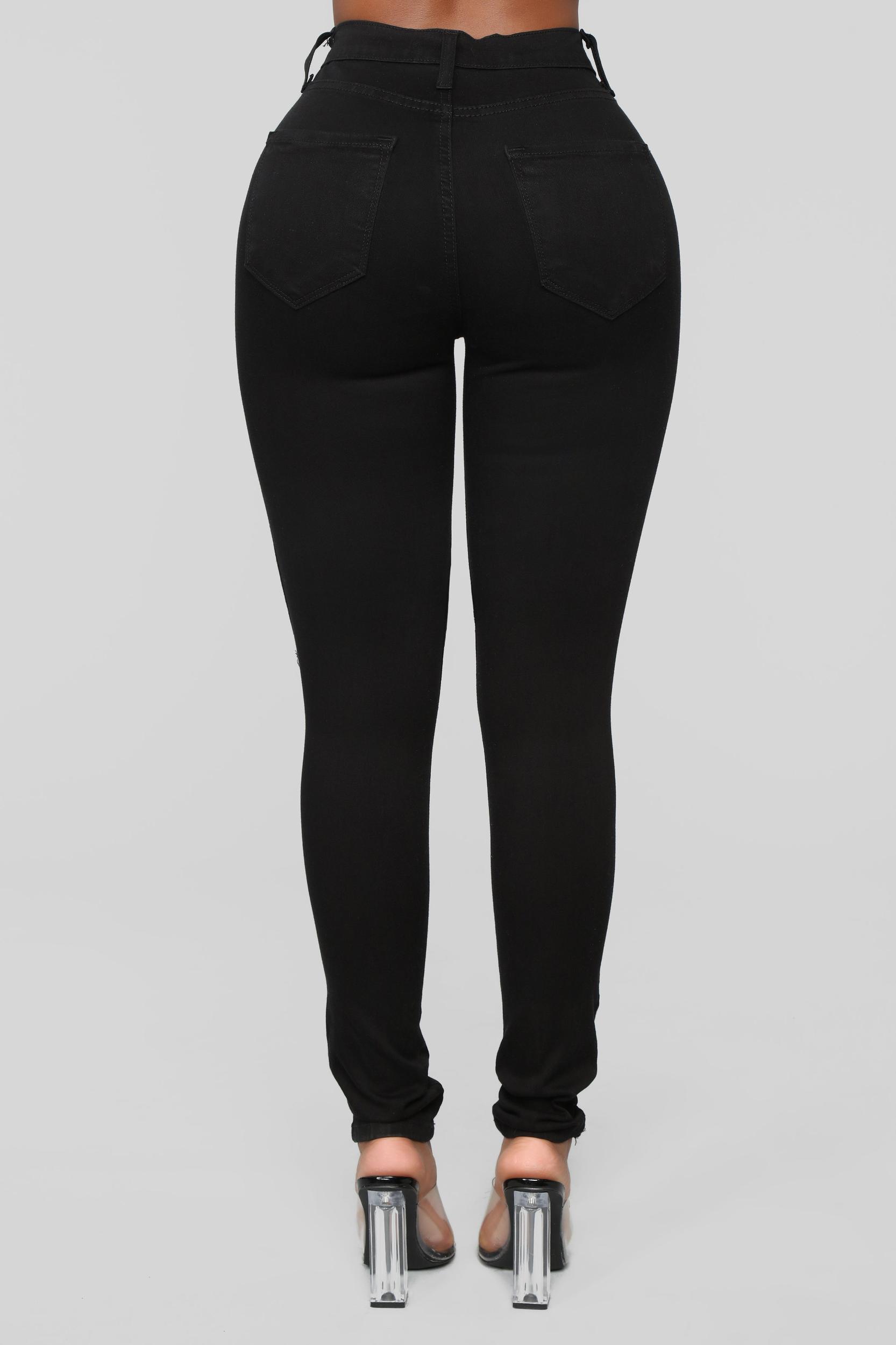 Glistening Jeans - Black Product Image