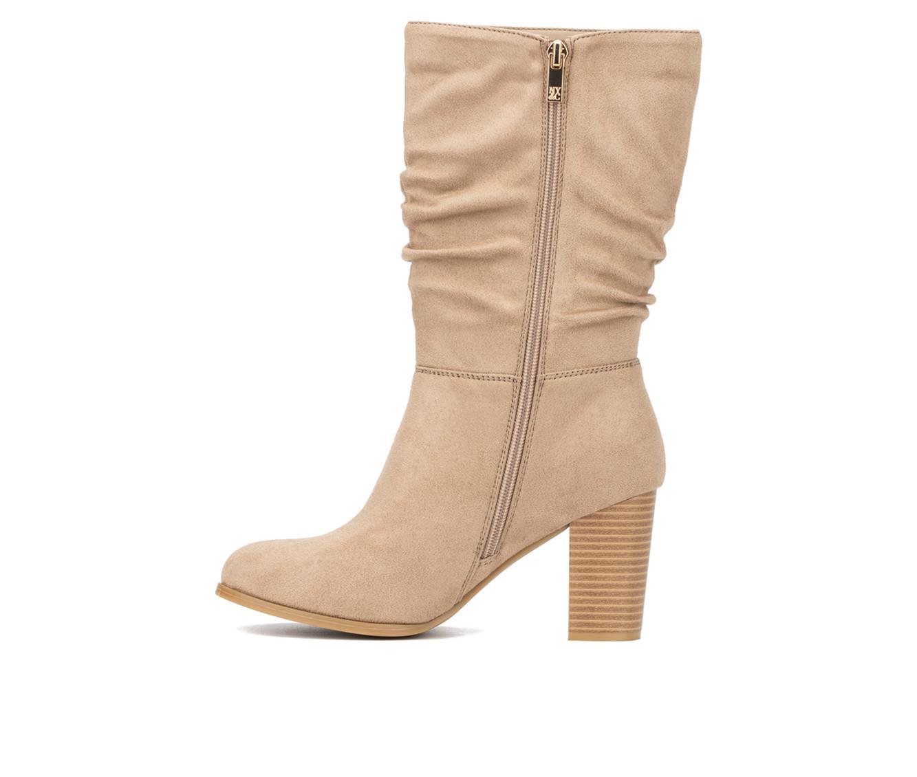 Women's New York and Company Amena Mid Calf Heeled Boots Product Image