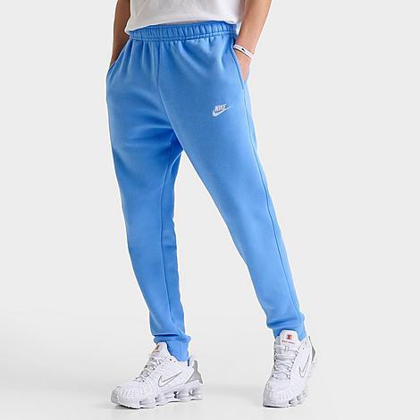 Nike Mens Sportswear Club Fleece Jogger Pants in University Blue/White Product Image