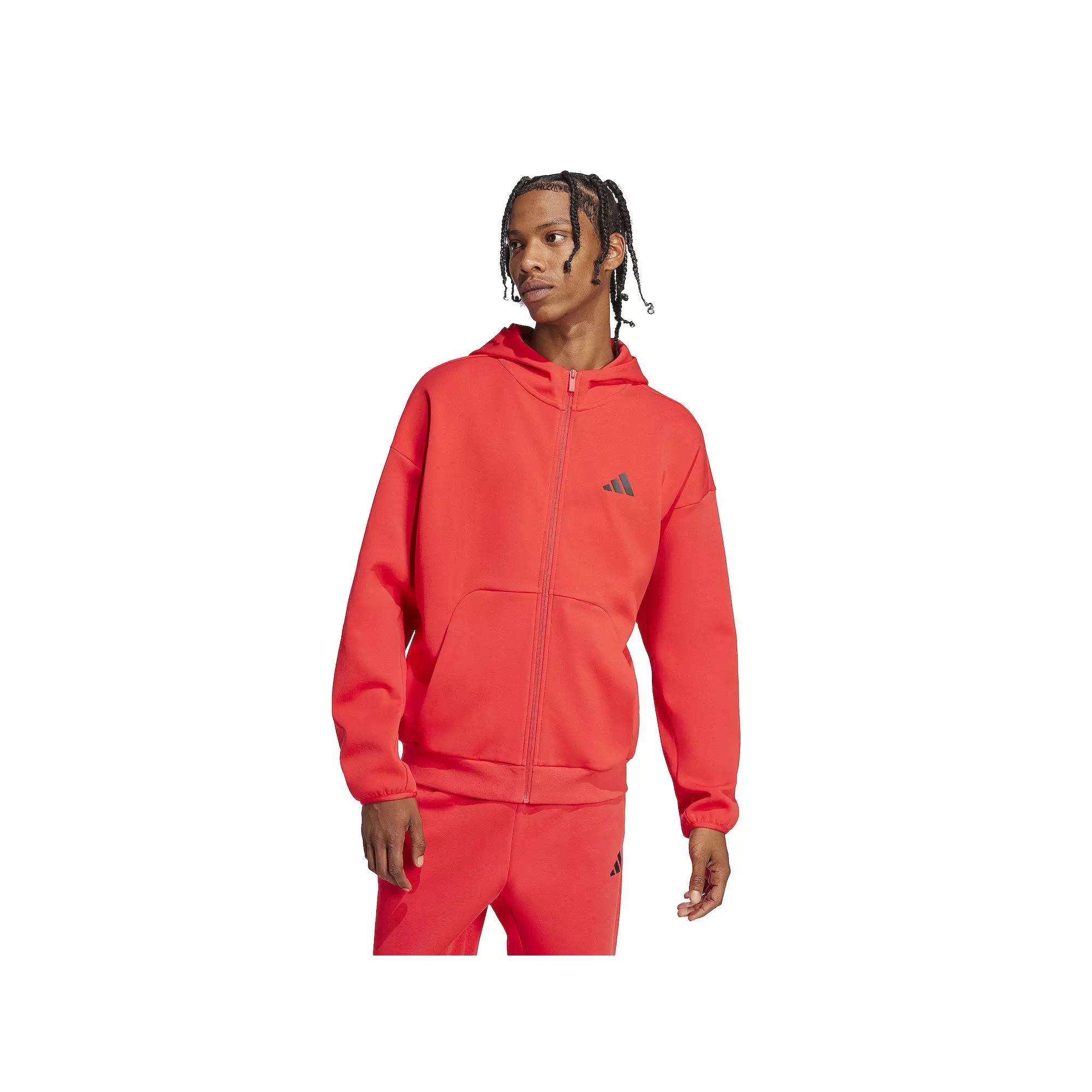 Men's adidas Future Icons Small Logo Full-Zip Sportswear Hoodie,  Product Image