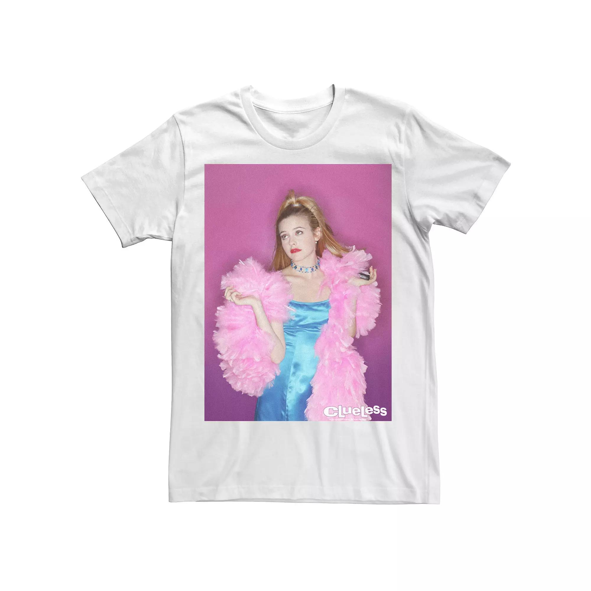 Men's Clueless Cher & Her Feather Boa Photo Shoot Tee,  Product Image