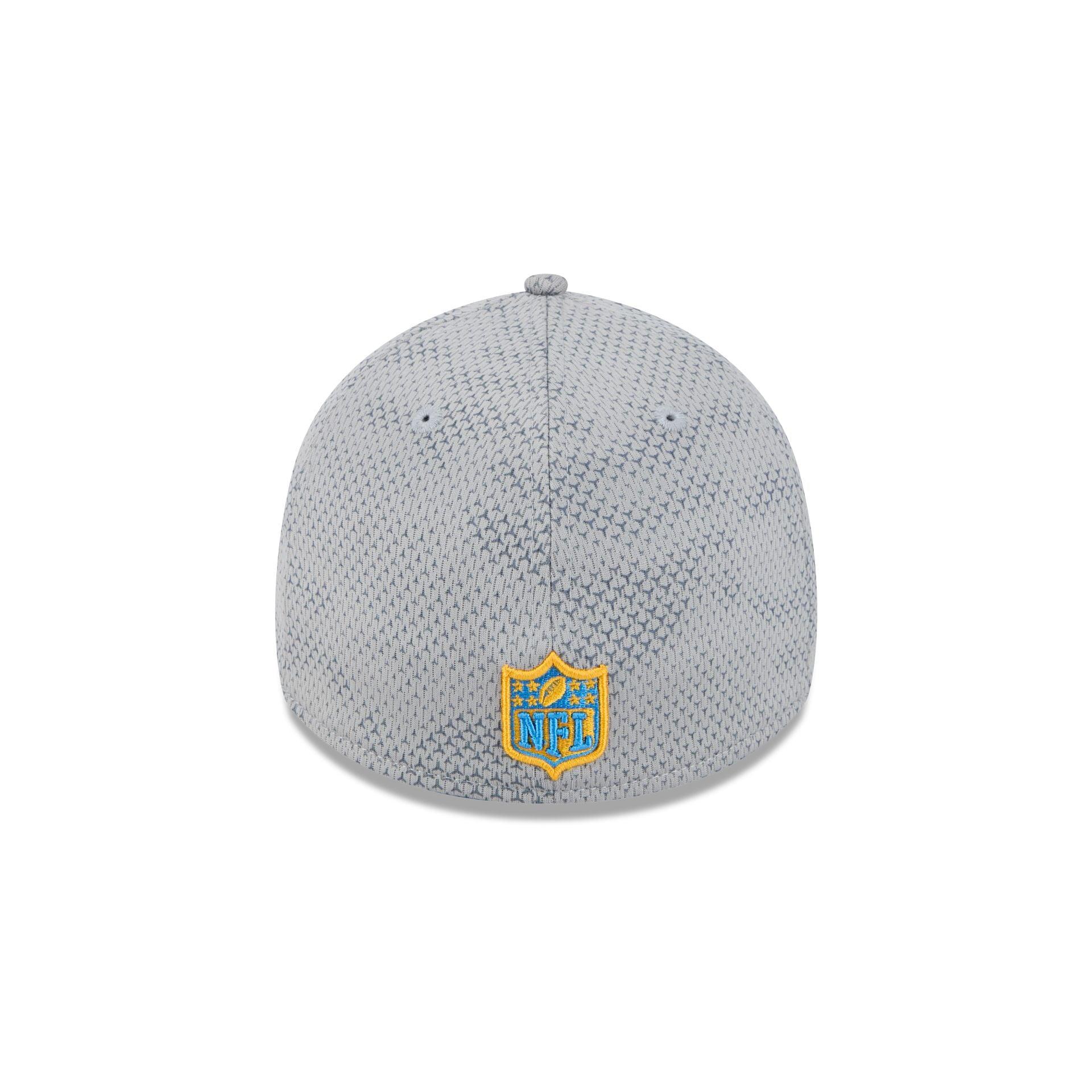 New England Patriots 2024 Sideline Gray 39THIRTY Stretch Fit Hat Male Product Image