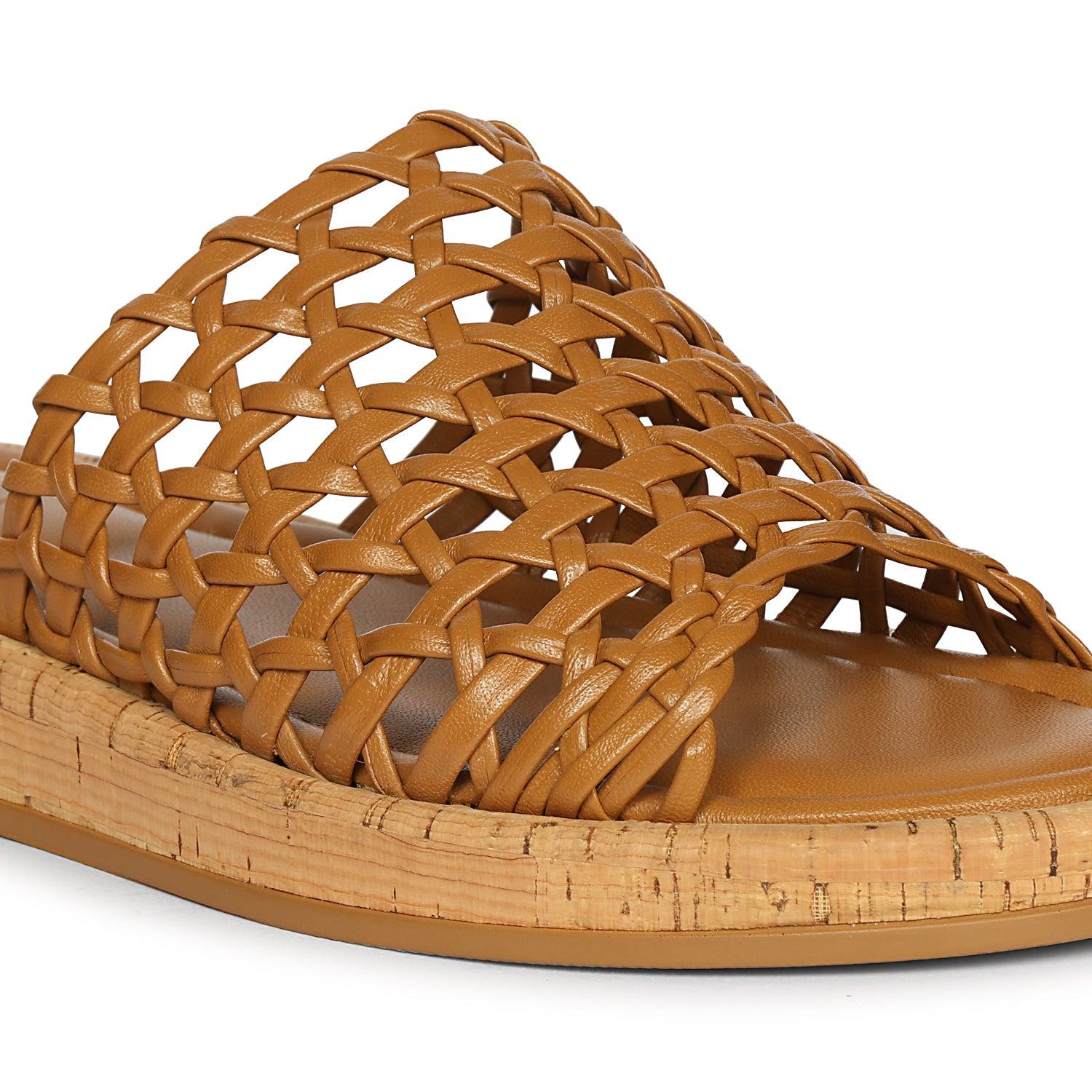 Cloud - Cognac Sandals Product Image