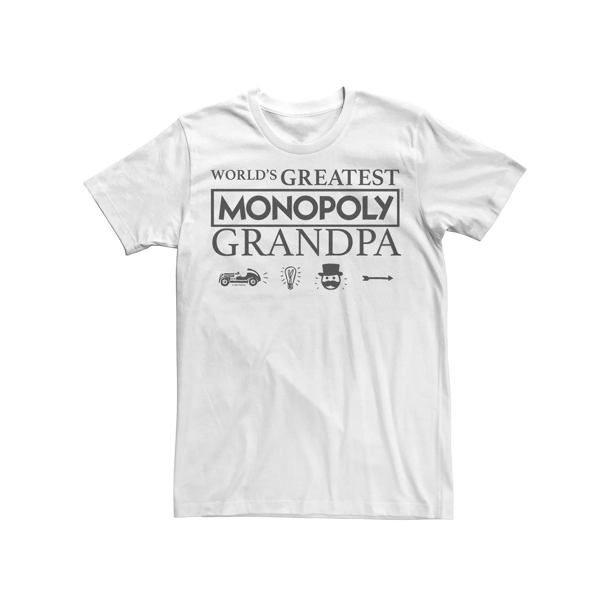 Men's Monopoly World's Greatest Grandpa Graphic Tee,  Product Image