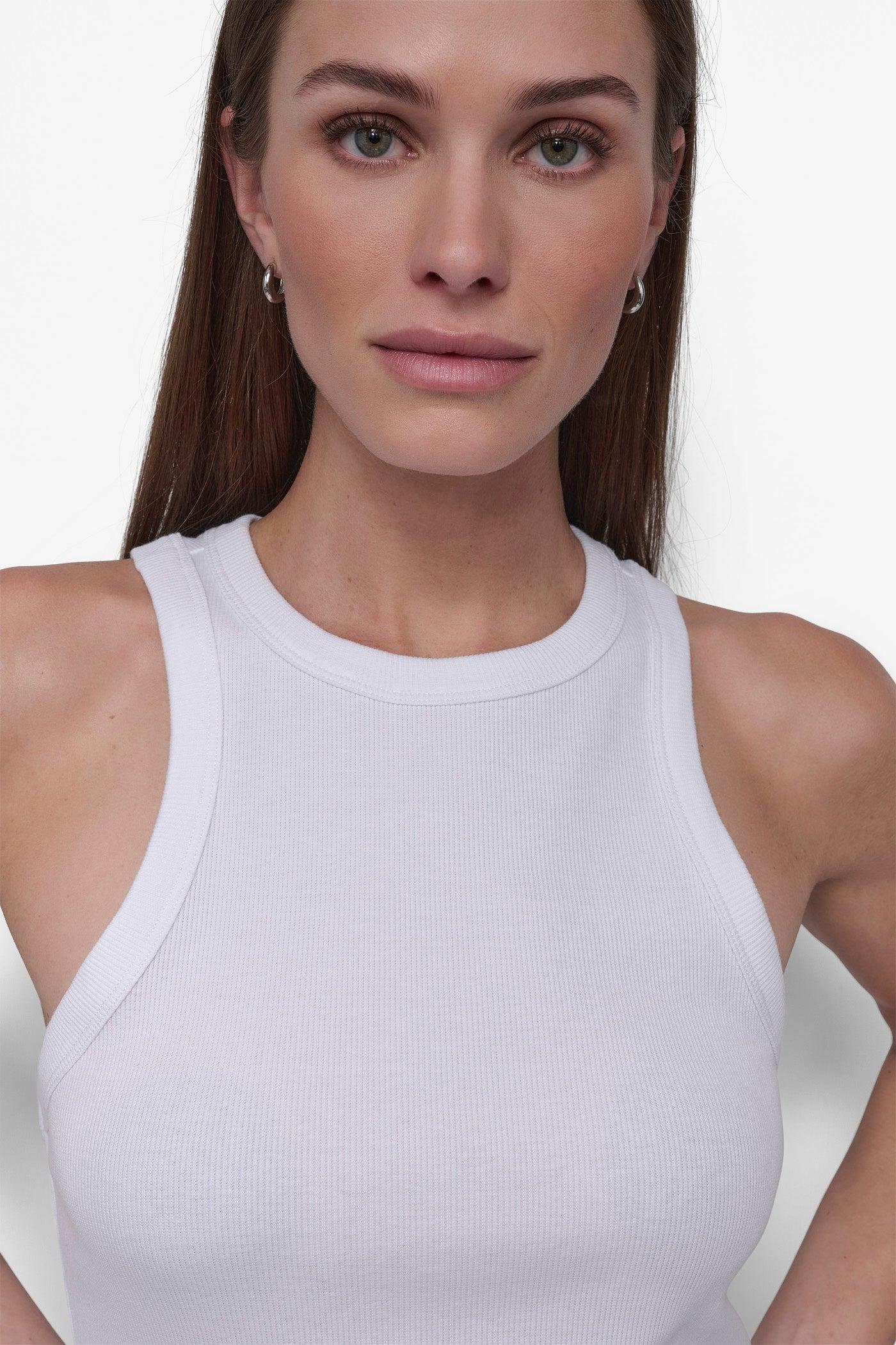RIBBED HIGH NECK TANK Product Image