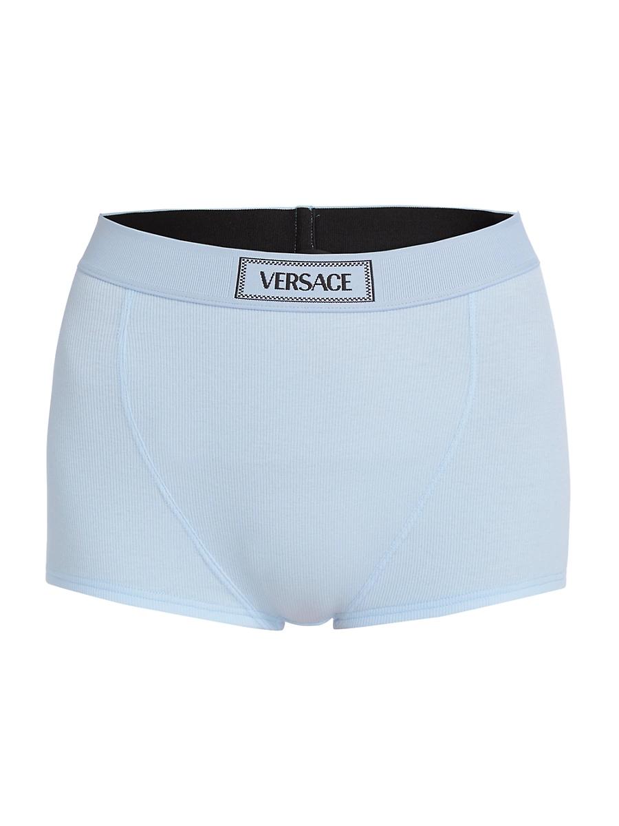 Womens Culotte High-Waisted Rib-Knit Boyshort Product Image