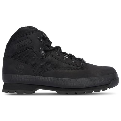 Timberland Mens Timberland Euro Hikers - Mens Shoes Black Nubuck Product Image