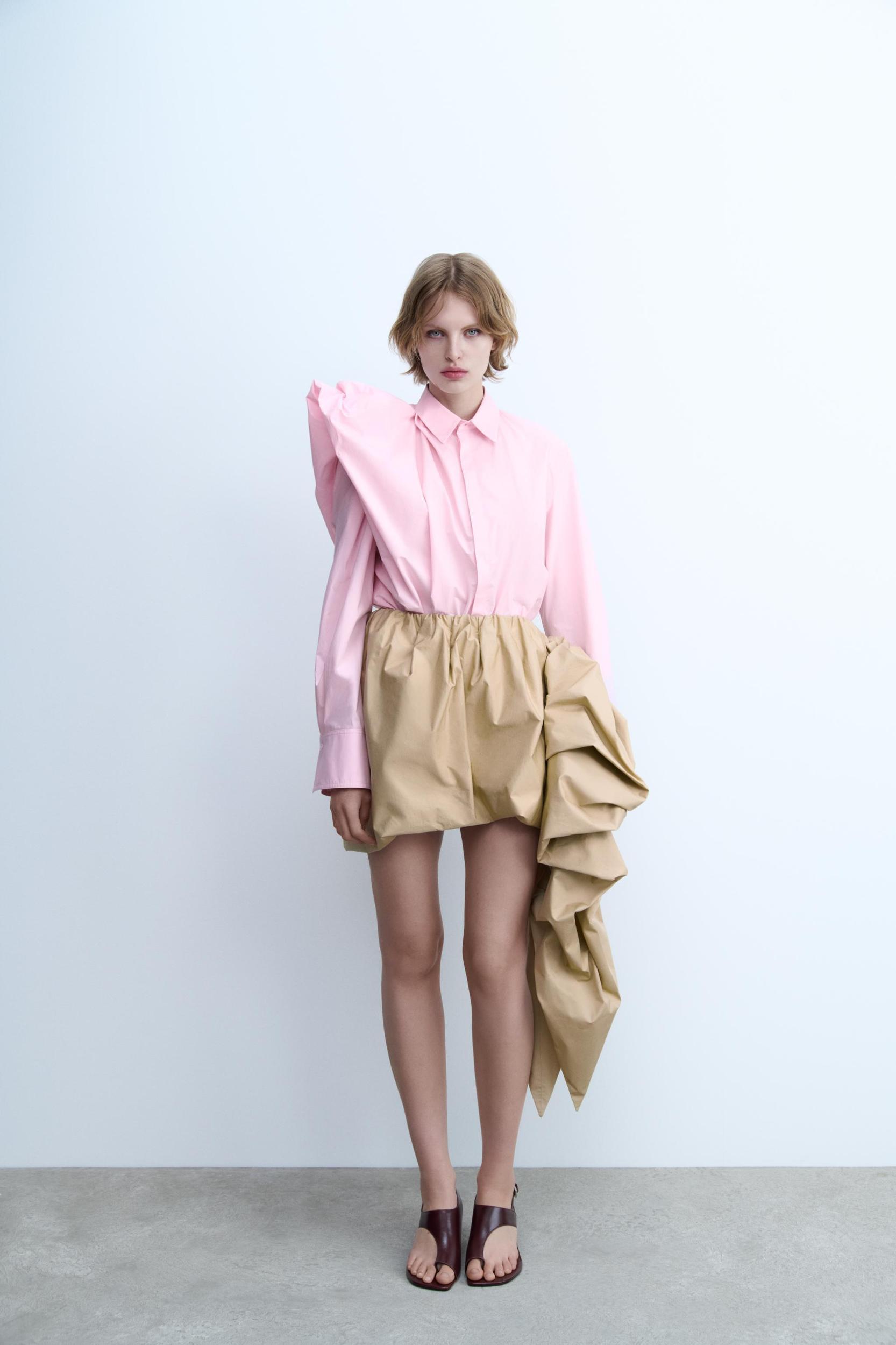 ZW COLLECTION MINI BALLOON SKIRT WITH BOW Product Image