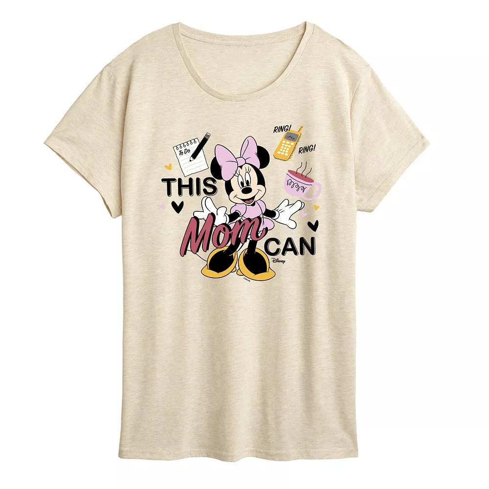 Disney's Minnie Mouse Women's This Mom Can Graphic Tee,  Product Image
