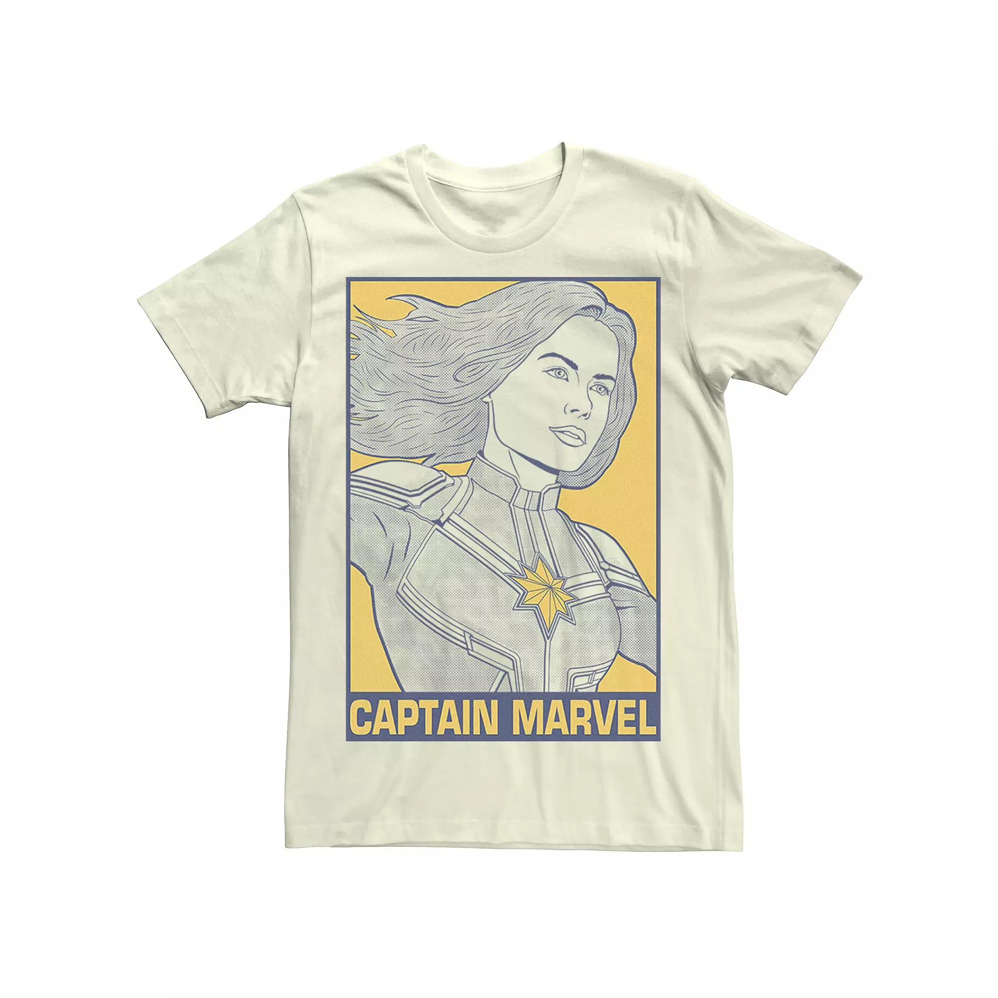 Men's Marvel Avengers: Endgame Captain Marvel Pop Art Tee,  Product Image