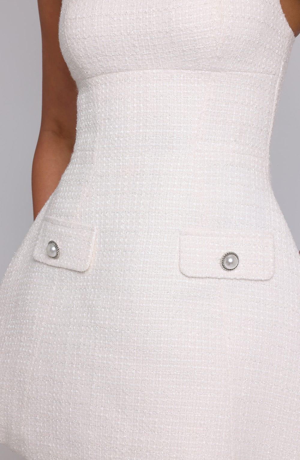 Bessie Mini Dress - Ivory Product Image