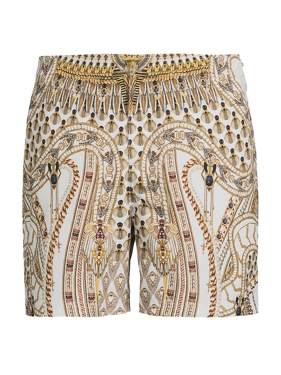 Mens Goddess Print Swim Shorts Product Image