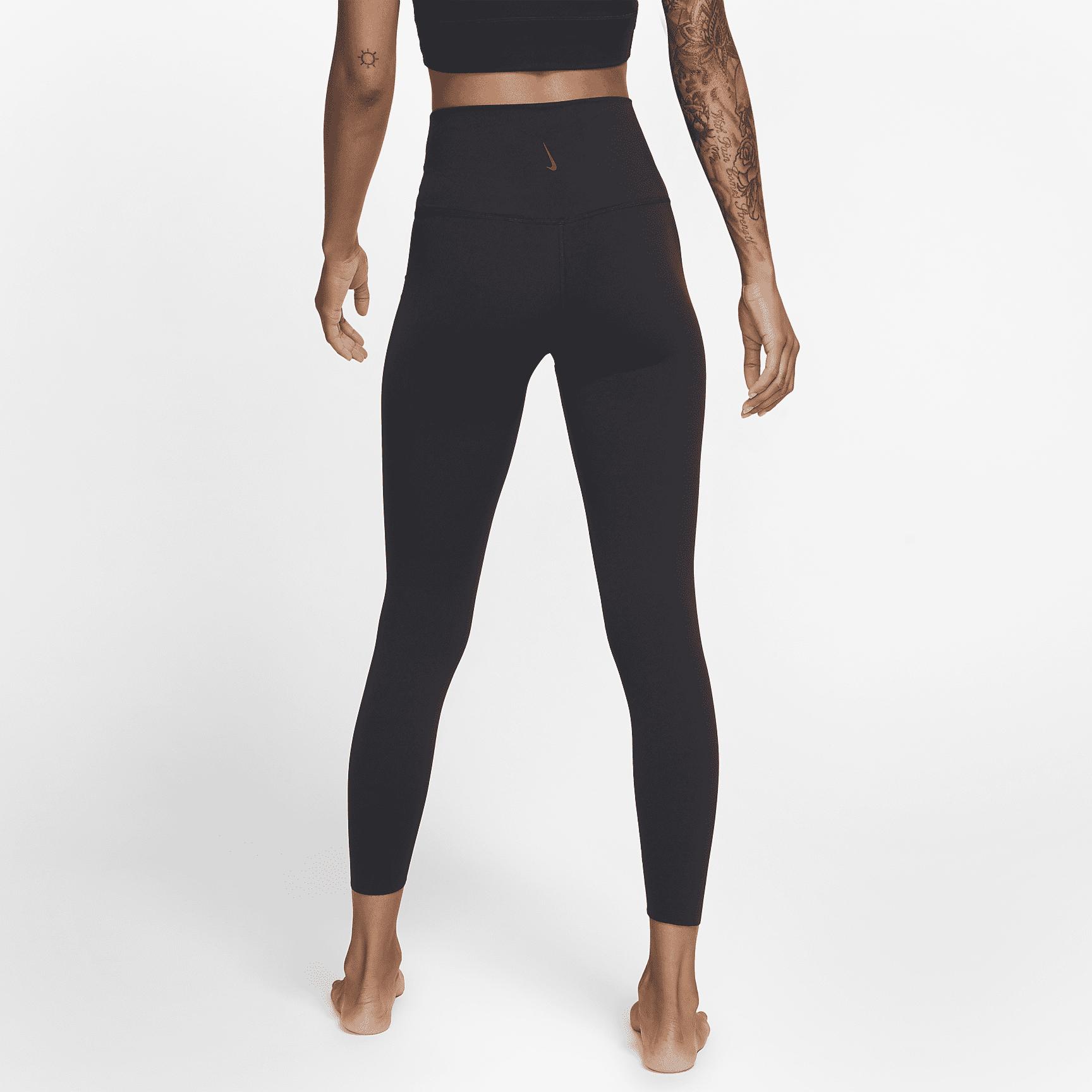 Womens Nike Yoga Dri-FIT Luxe High-Waisted 7/8 Infinalon Leggings | CJ3801-010 Product Image