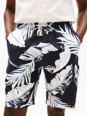 Relaxed Fit 7" Banana Leaf Print Short Product Image