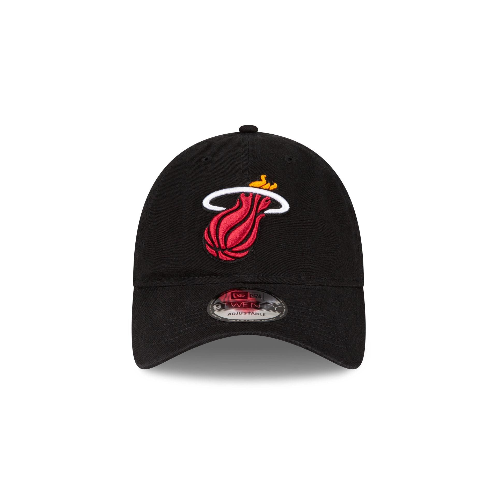 Miami Heat Core Classic Black 9TWENTY Adjustable Hat Male Product Image