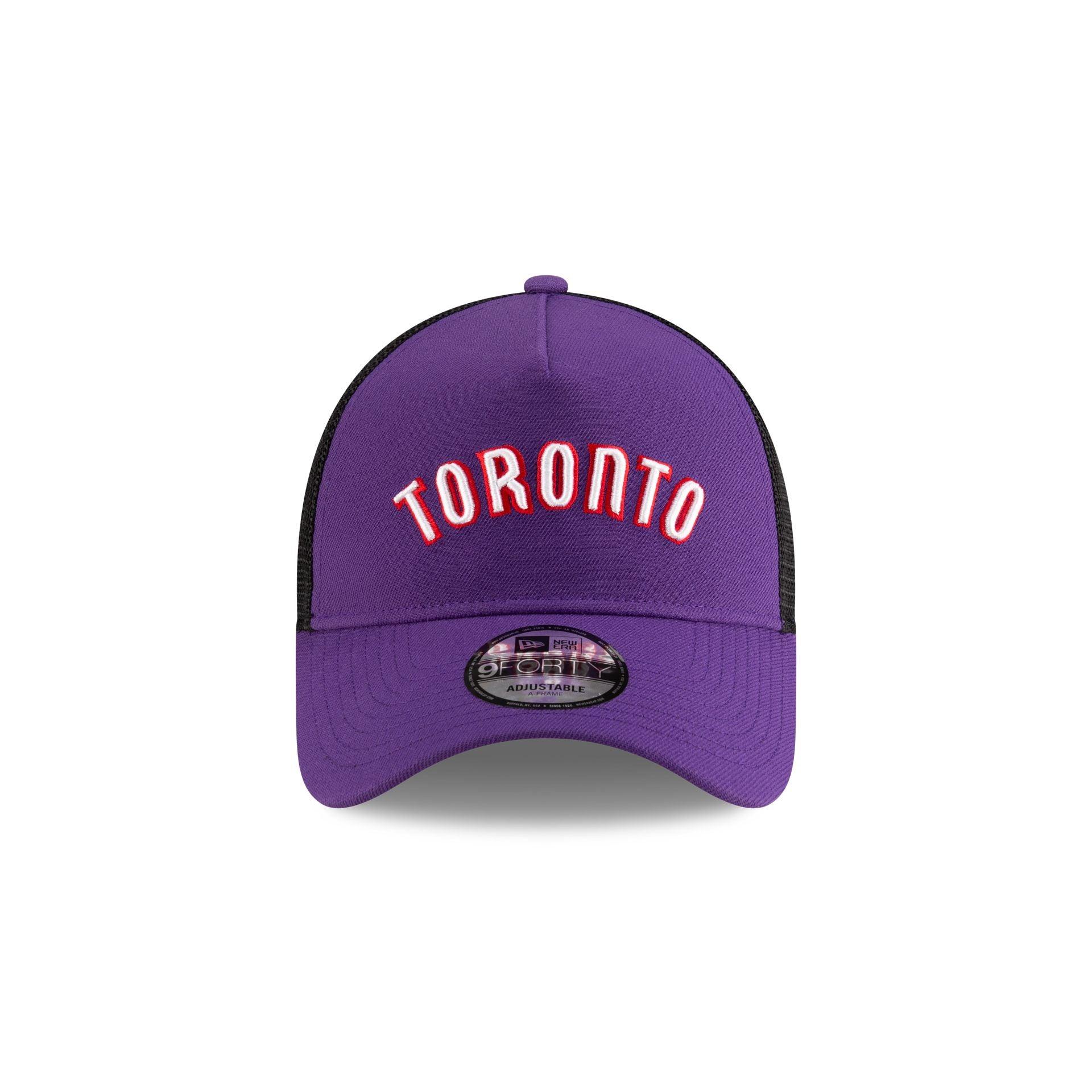 Toronto Raptors Classic Edition 9FORTY A-Frame Trucker Hat Male Product Image