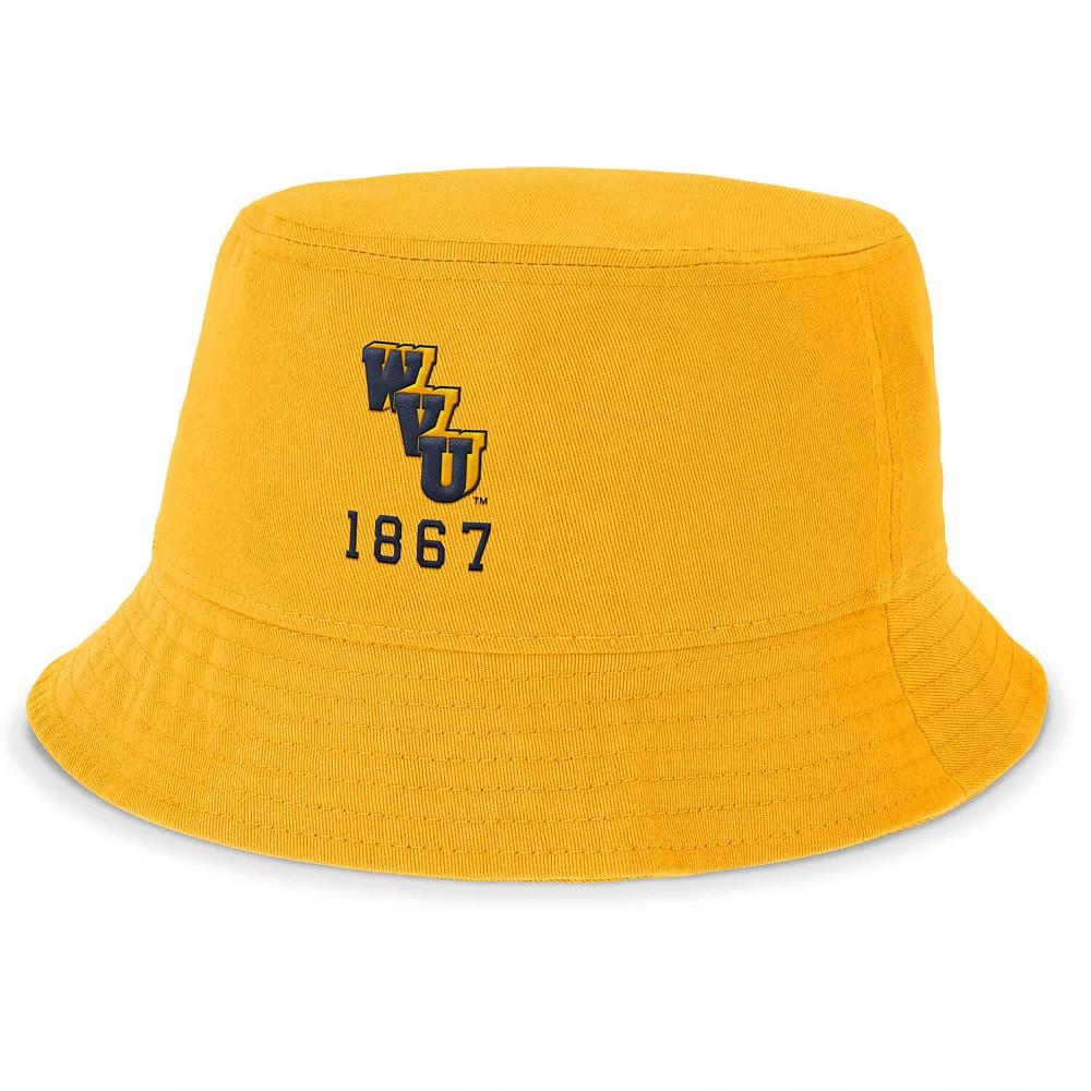 Men's Nike Gold West Virginia Mountaineers Legacy Apex Bucket Hat, Size: Small Product Image