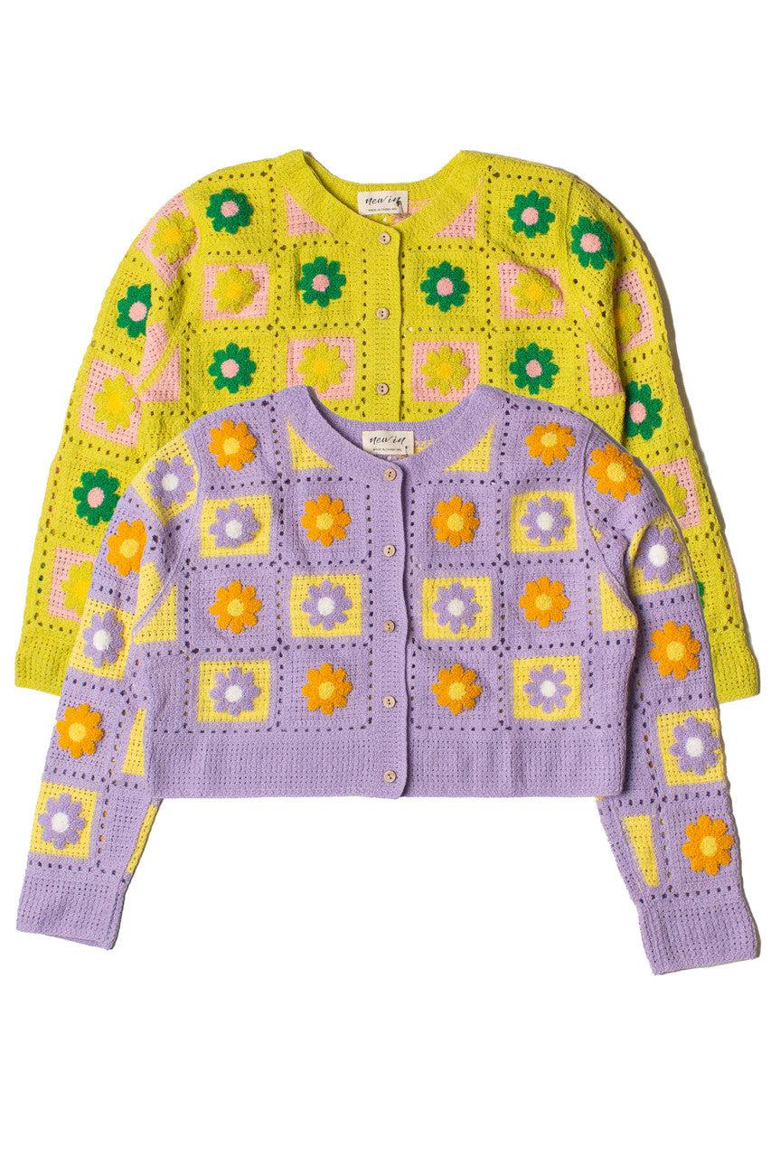 Flower Crochet Cardigan Product Image