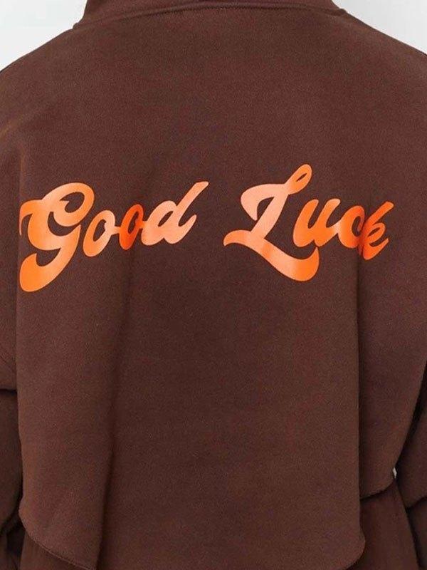 Drip Smile Print Hoodie Product Image