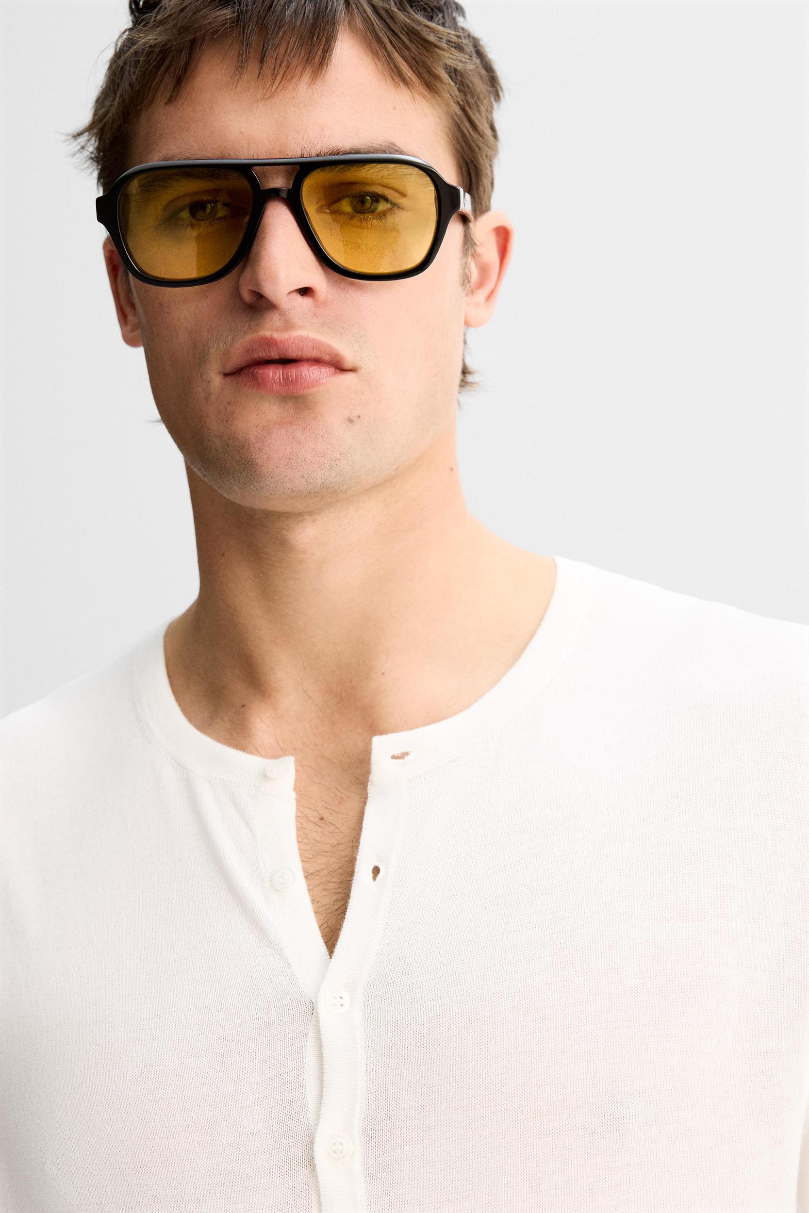 LIMITED EDITION KNIT BUTTON-NECK T-SHIRT Product Image