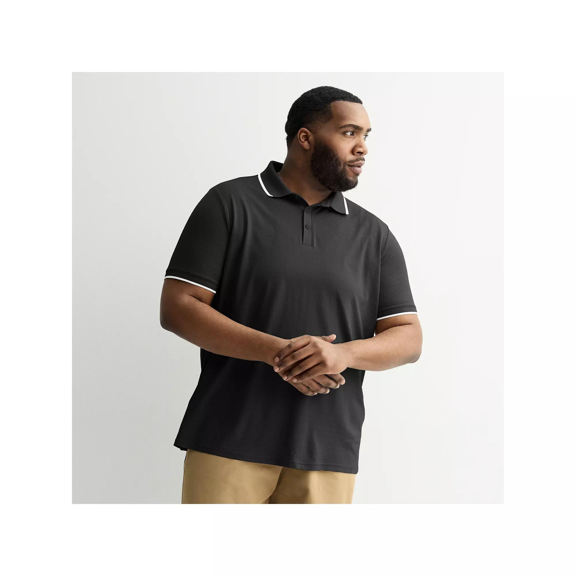 Big & Tall FLX Tipped Commuter Polo, Men's,  Product Image