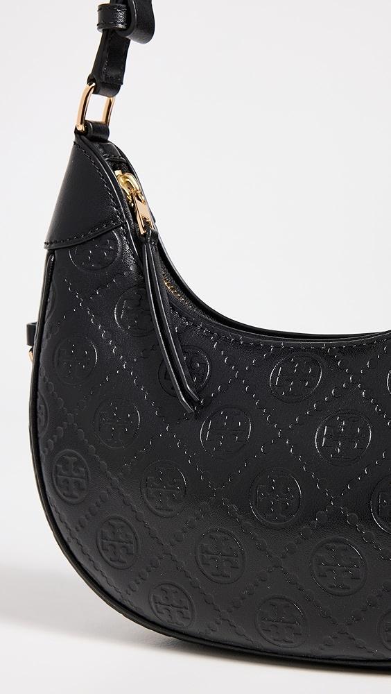 Tory Burch T Monogram Debossed Crescent Bag | Shopbop Product Image