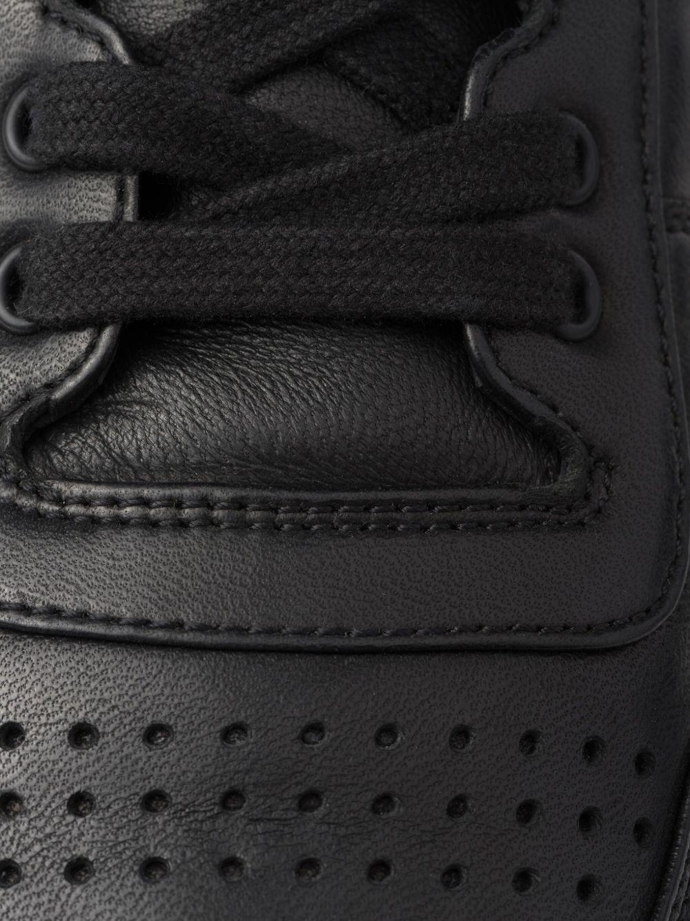 enamel-triangle leather sneakers Product Image