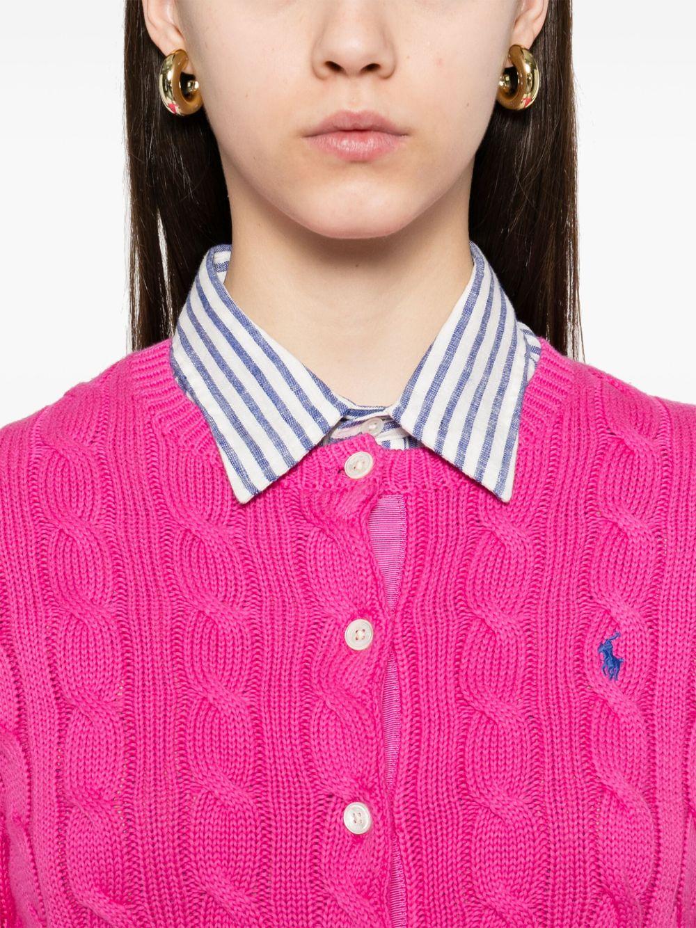 Polo Pony-embroidered cardigan  Product Image