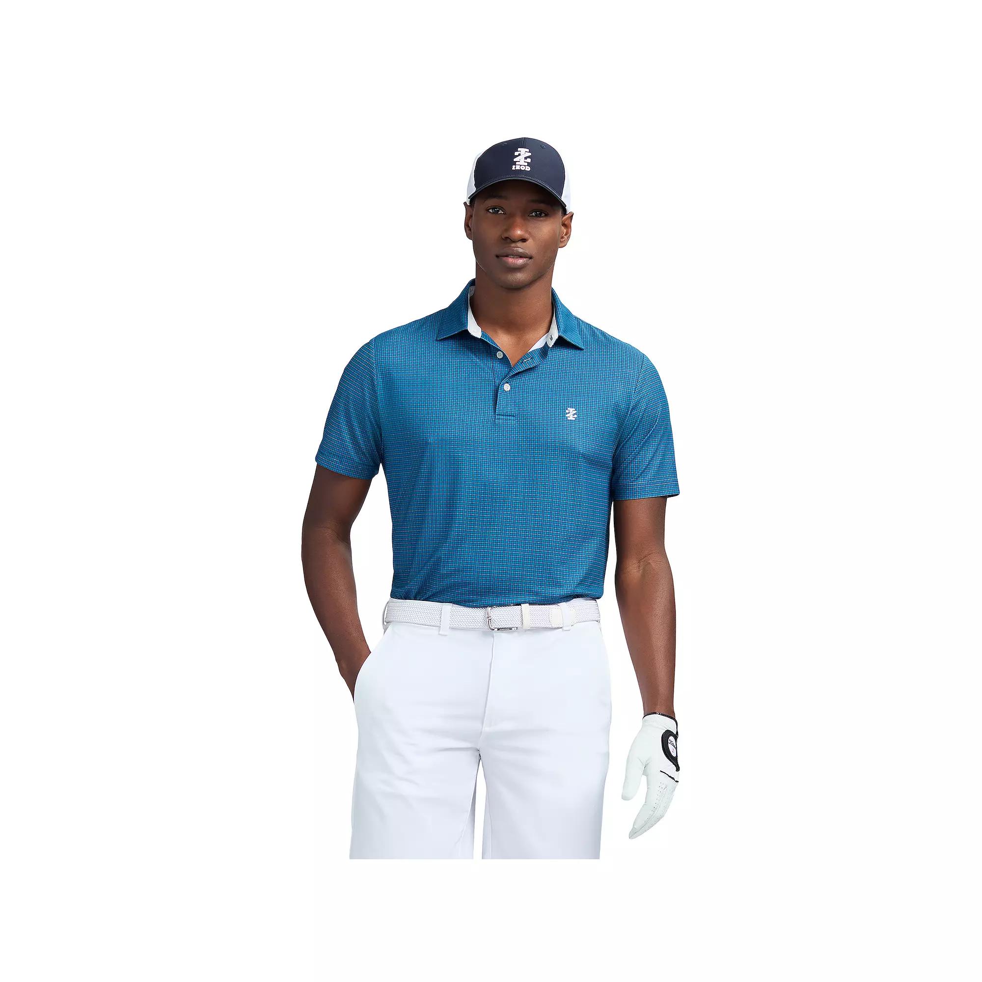 Men's IZOD Swingflex Elite Golf Short Sleeve Polo, Size: Medium, Dark Blue Product Image