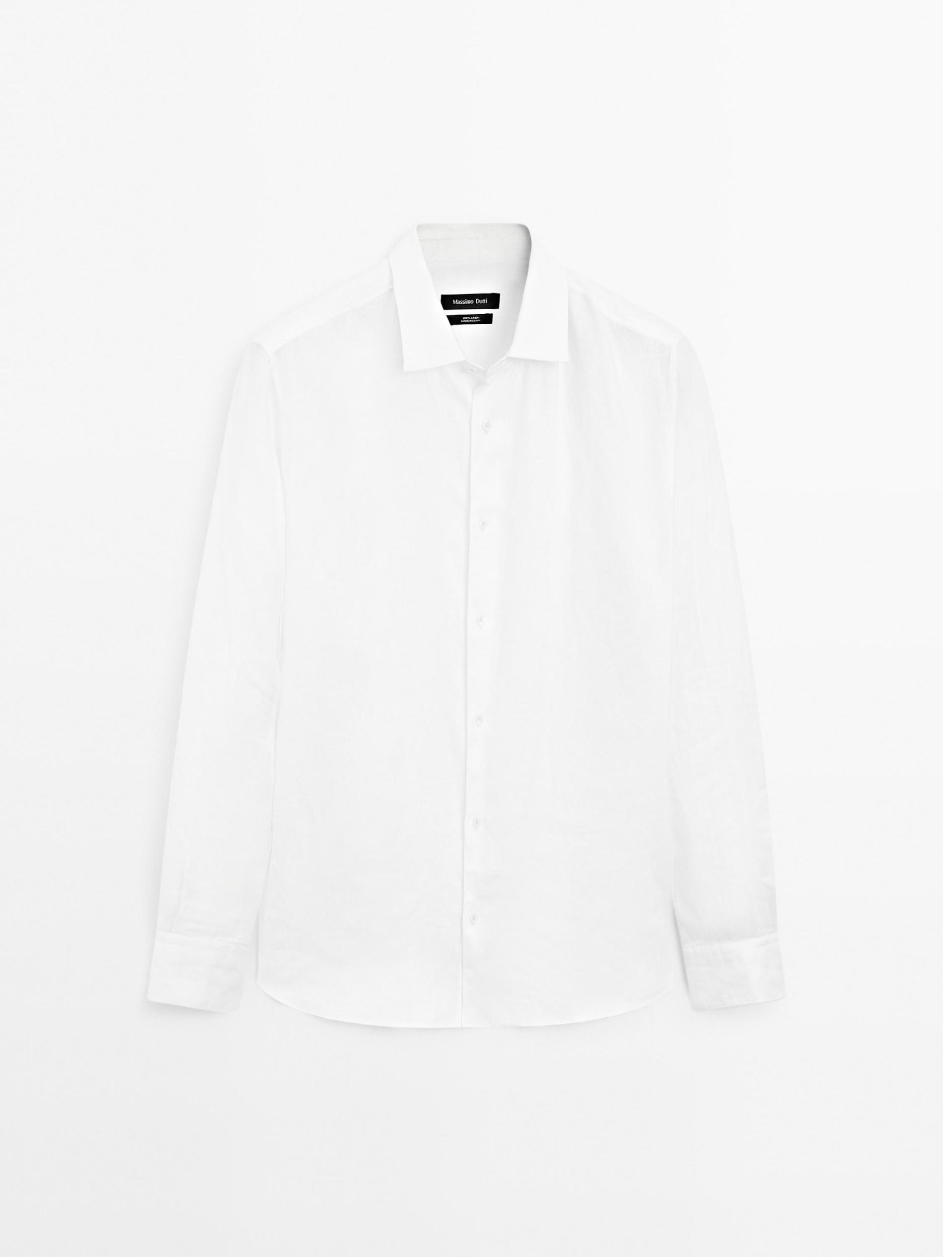 Lightweight regular fit twill shirt Product Image