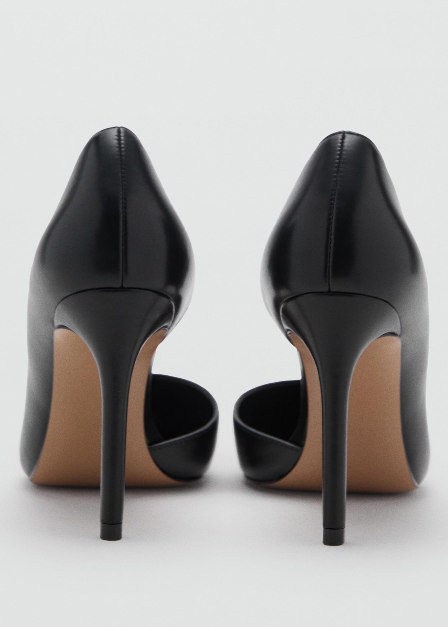 Asymmetrical heeled shoes - Women | MANGO USA Product Image