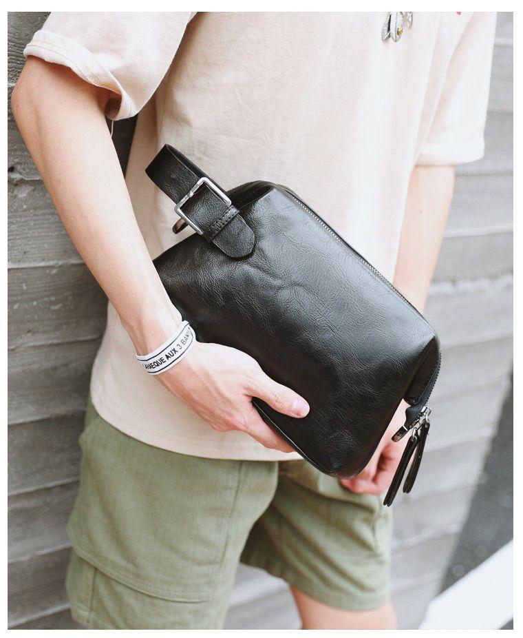 Faux Leather Clutch Product Image
