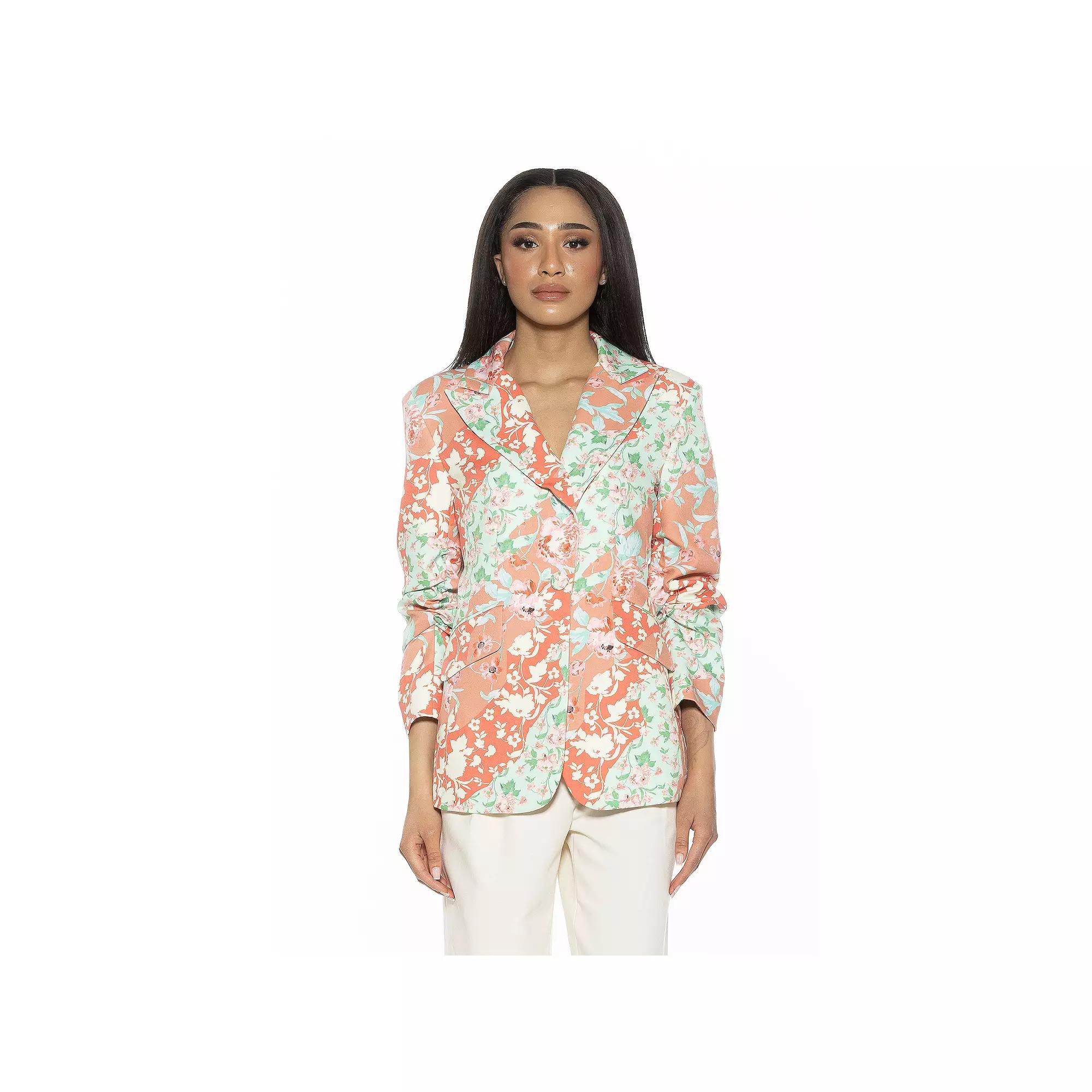 Women's ALEXIA ADMOR Tau Scrunched Sleeve Blazer,  Product Image