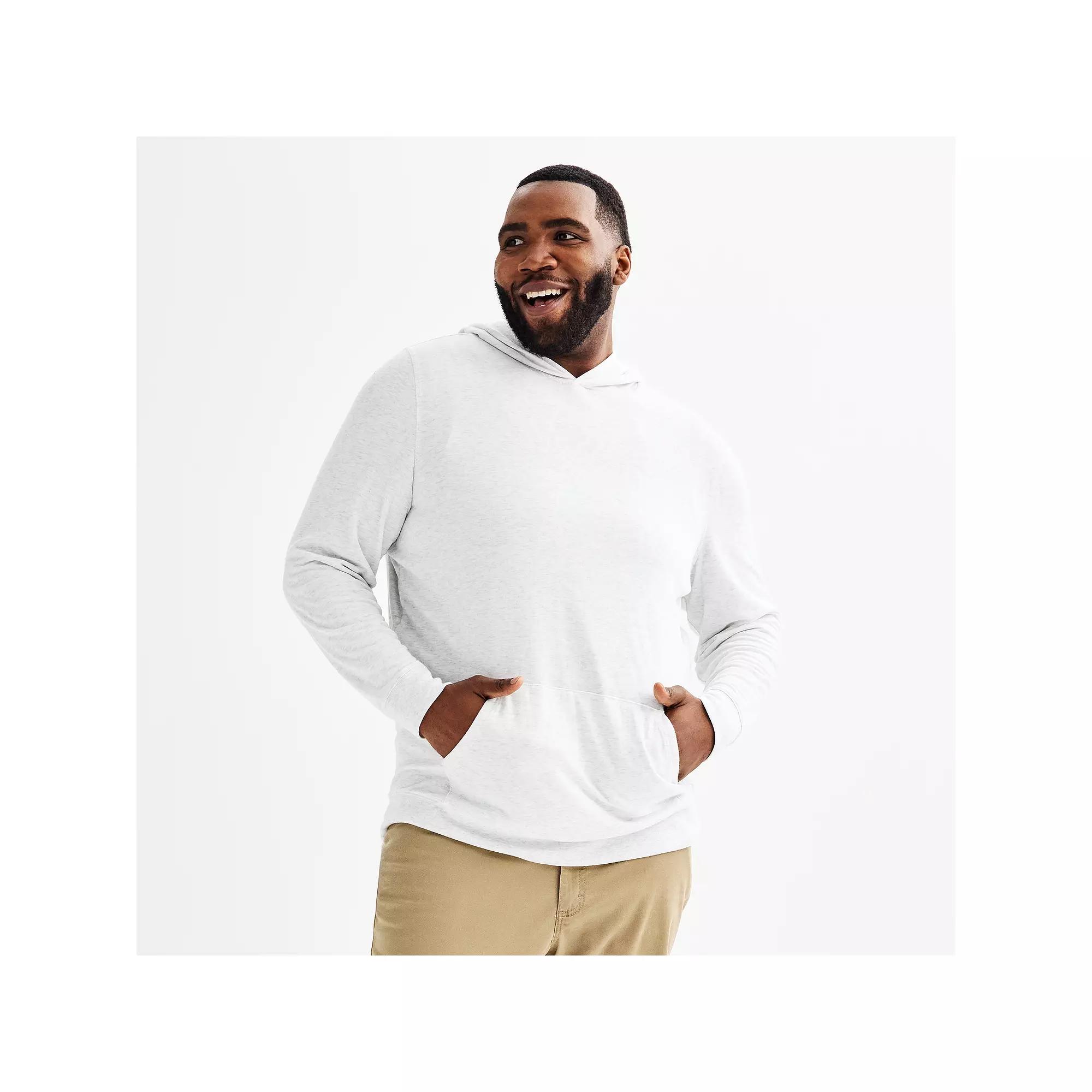 Big & Tall Sonoma Goods For Life® Double-Knit Hoodie, Men's,  Product Image