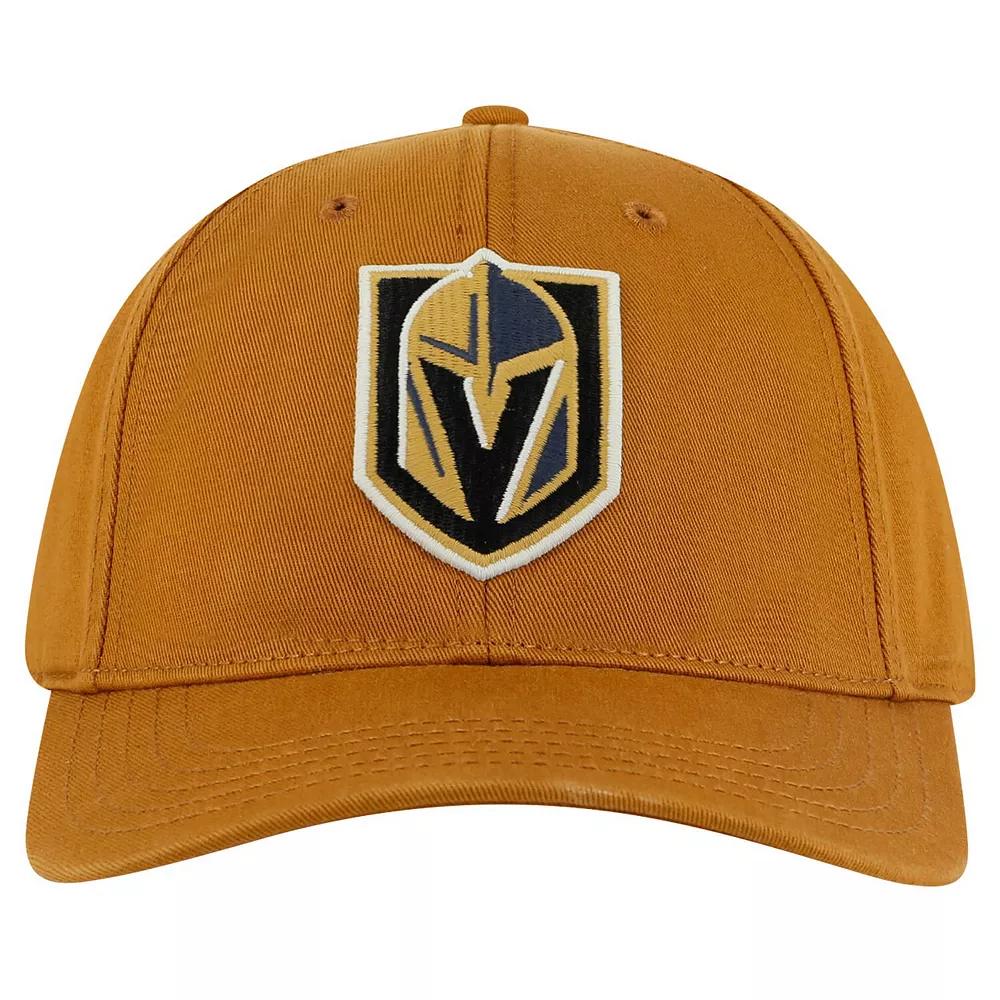 Men's American Needle Tan Vegas Golden Knights Hepcat Washed Twill Adjustable Hat, Lvk Team Product Image