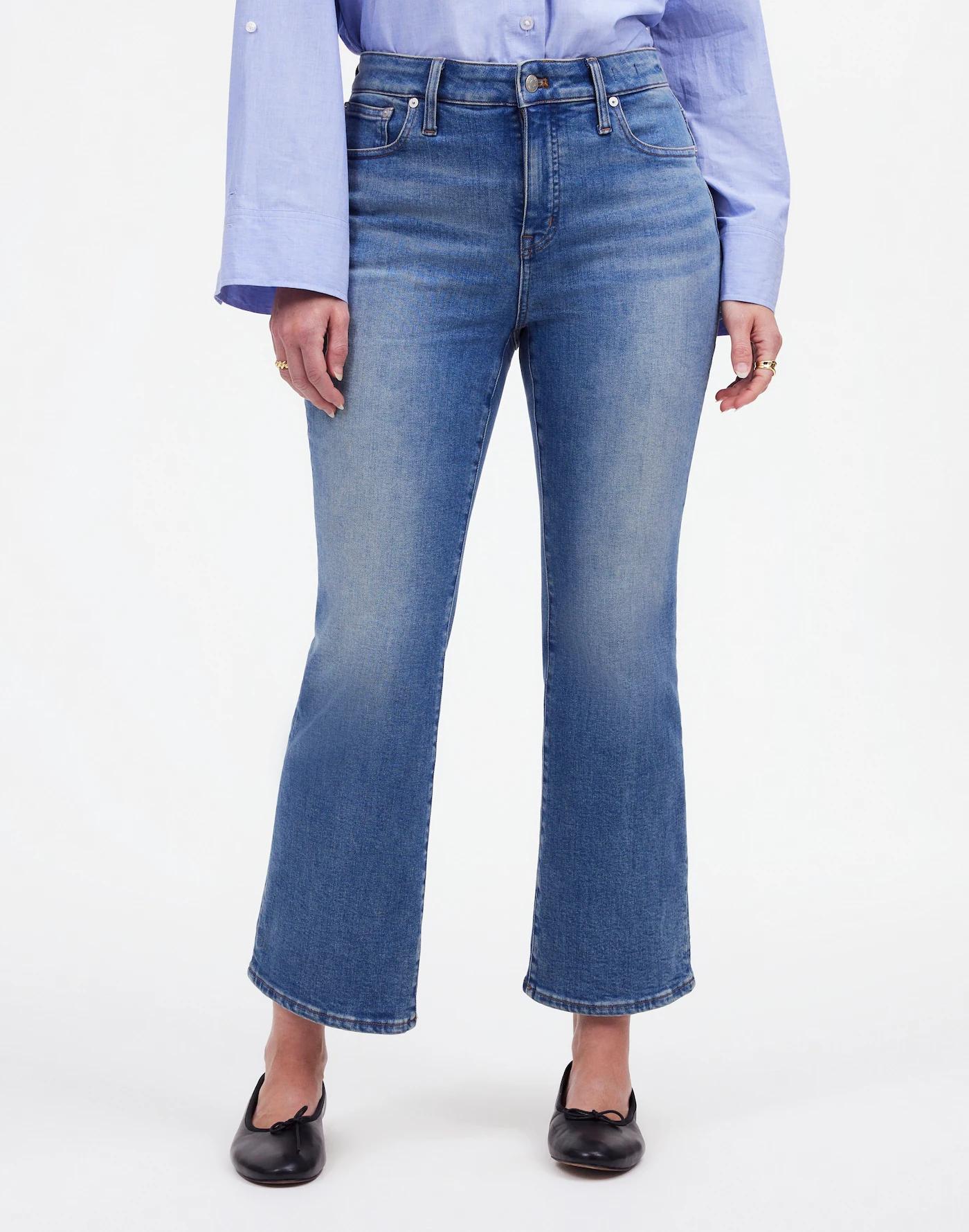 The Tall Curvy Kick Out Crop Jean Product Image