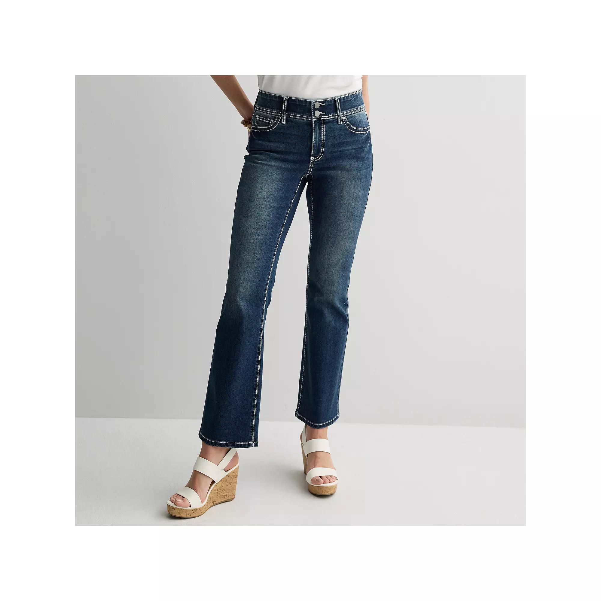 Women's Apt. 9® Tummy Control Bootcut Jeans,  Product Image