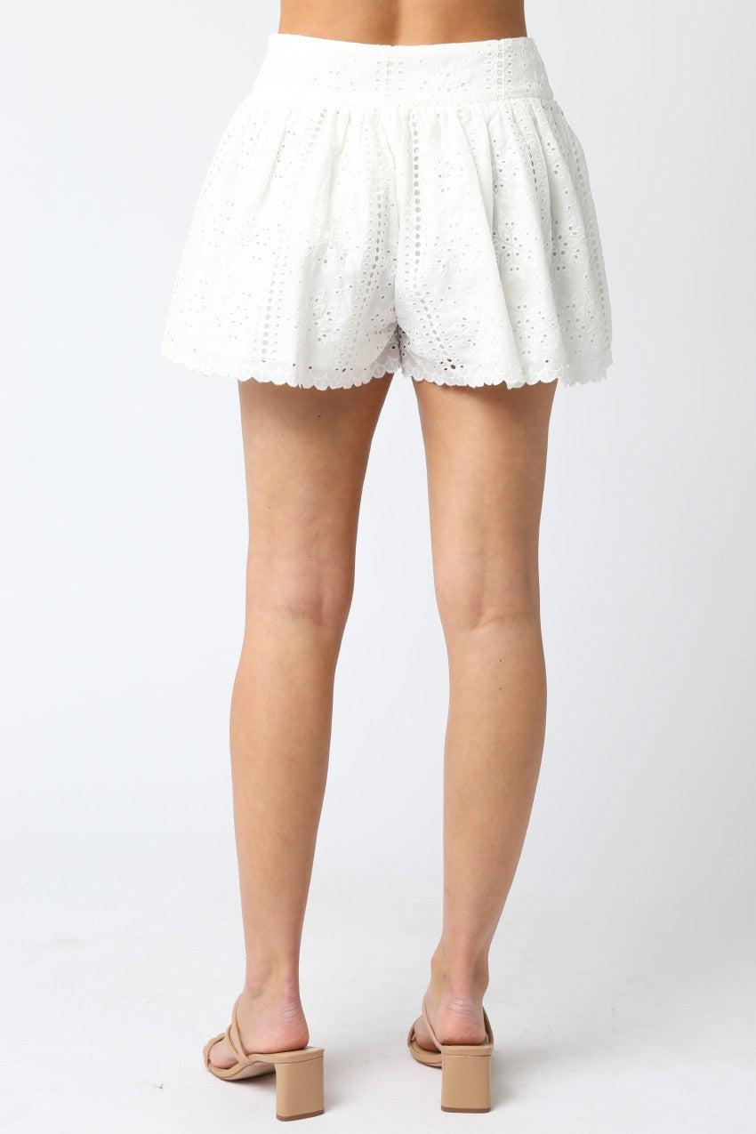 Bunny Eyelet Shorts Product Image