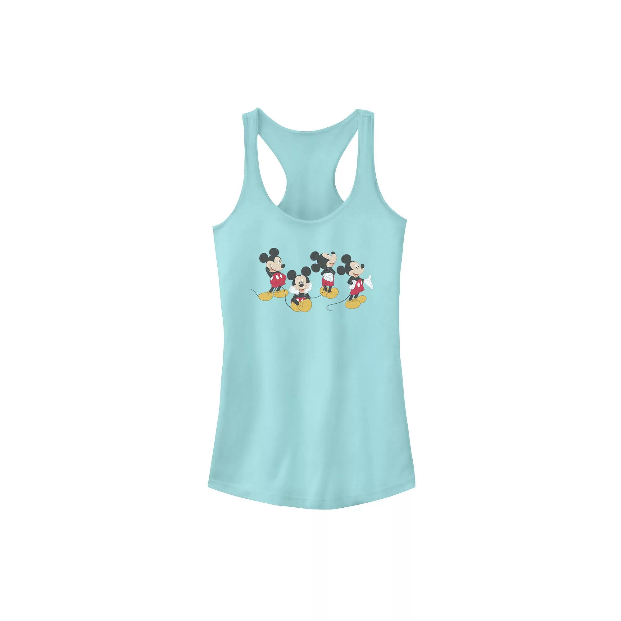 Disney's Mickey Mouse Poses Juniors' Racerback Tank Top, Girl's,  Product Image