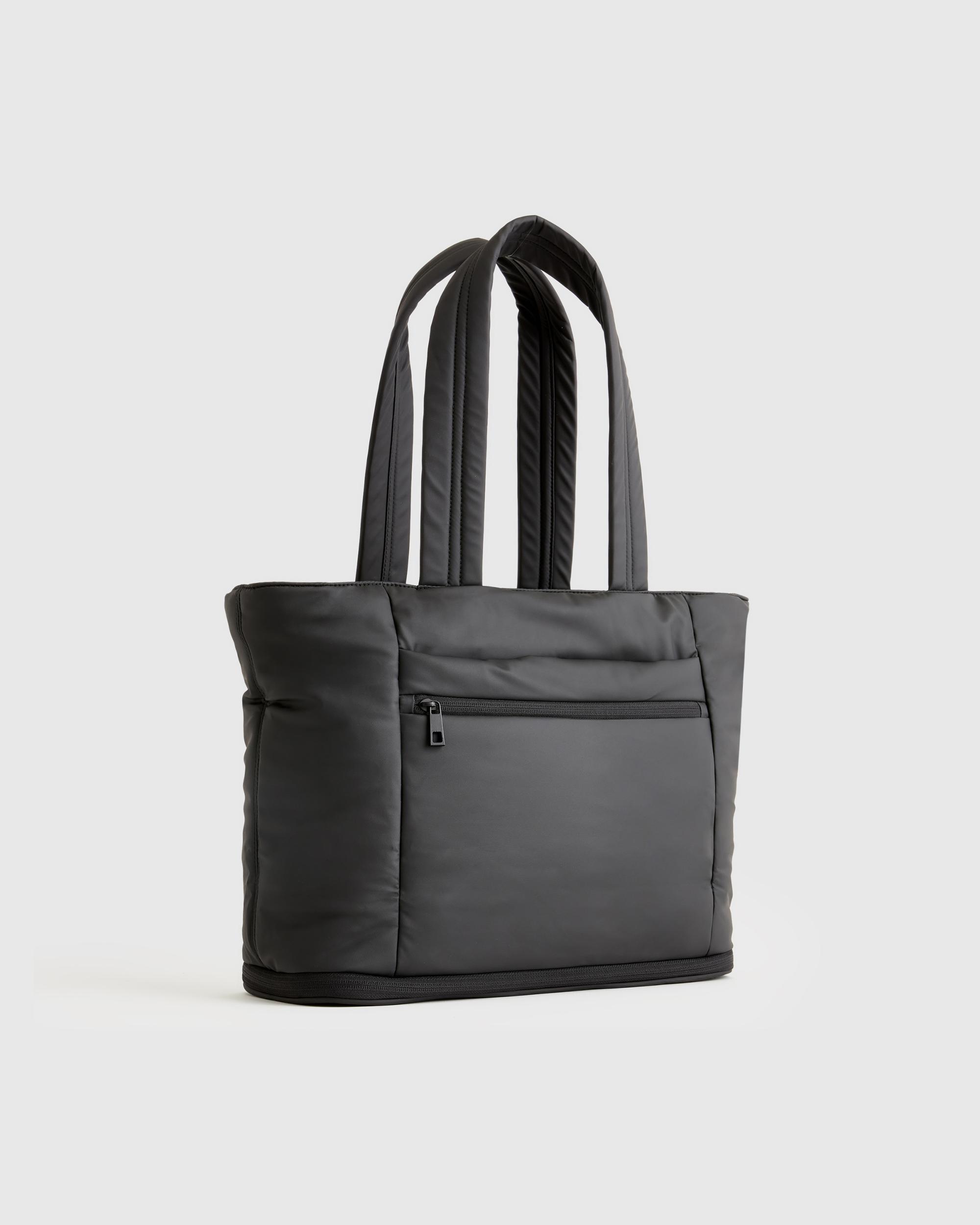 Quince | Women's Water Repellent Puff Expandable Tote Recycled Polyester Product Image
